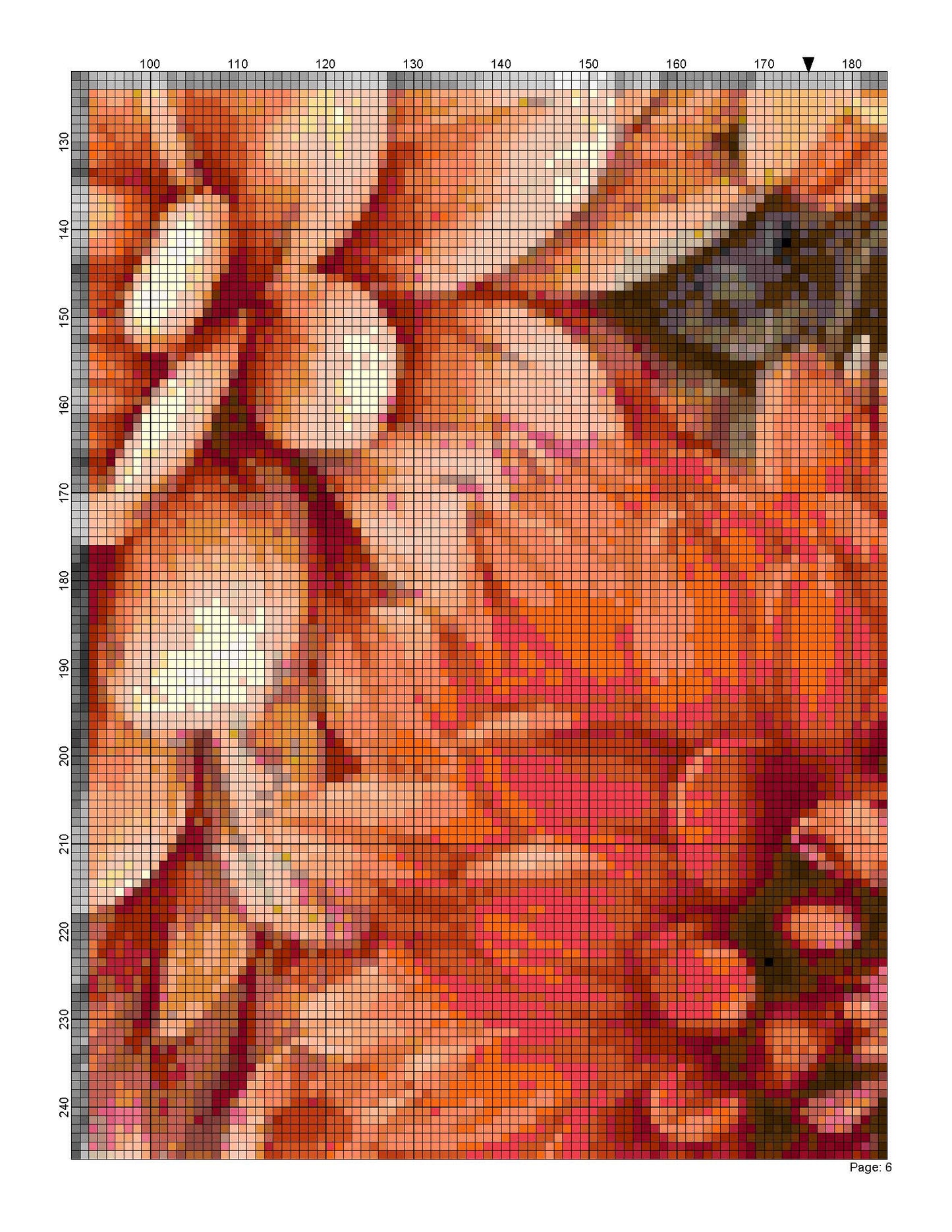 Counted Cross Stitch patterns/ Autumn Flower/ Flowers 156