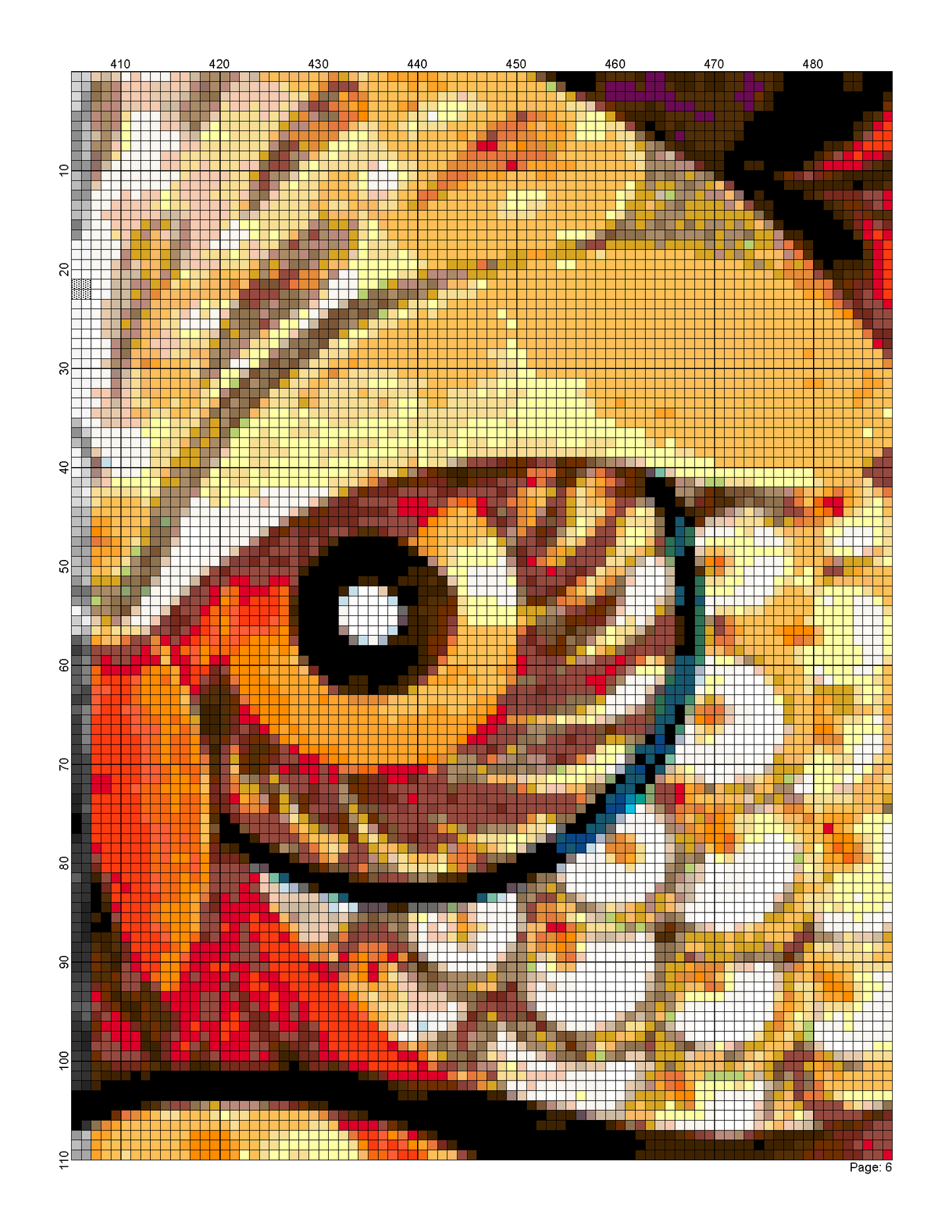 Brightly Colored Owls/ Cross Stitch Patterns PDF/ Animals 144