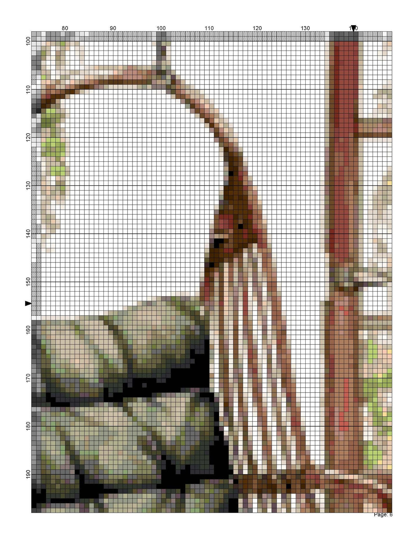 Counted Cross Stitch patterns/ Chair Relaxing Swing/ Dream Home 99