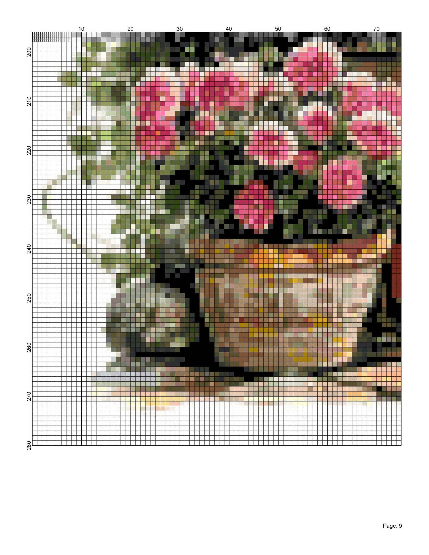 Chair in the Garden/ Cross Stitch Patterns/ Sweet Home 138