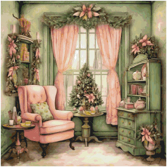 Counted Cross Stitch patterns/ Christmas Room 22