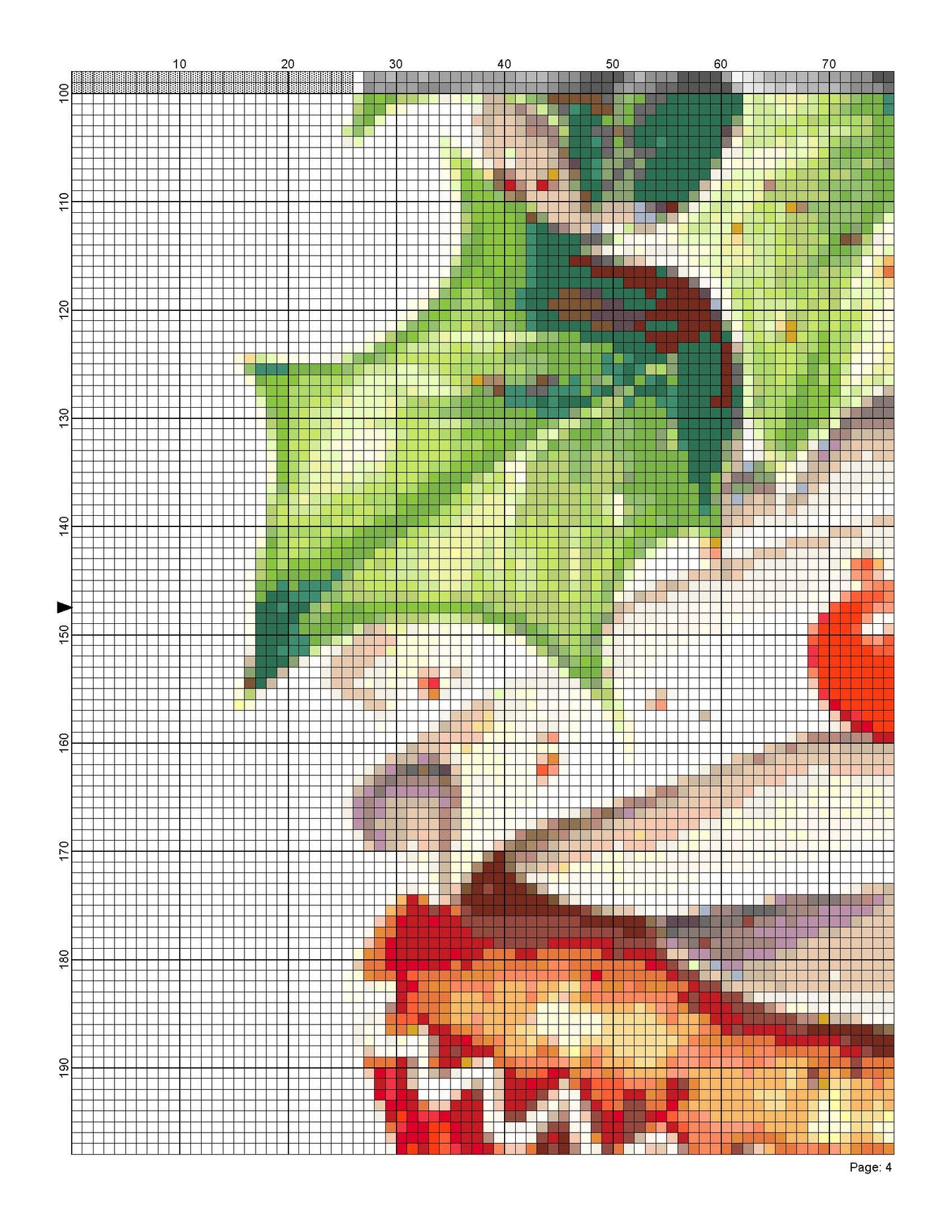 Counted Cross Stitch patterns/ Christmas Cupcake/ Christmas 17