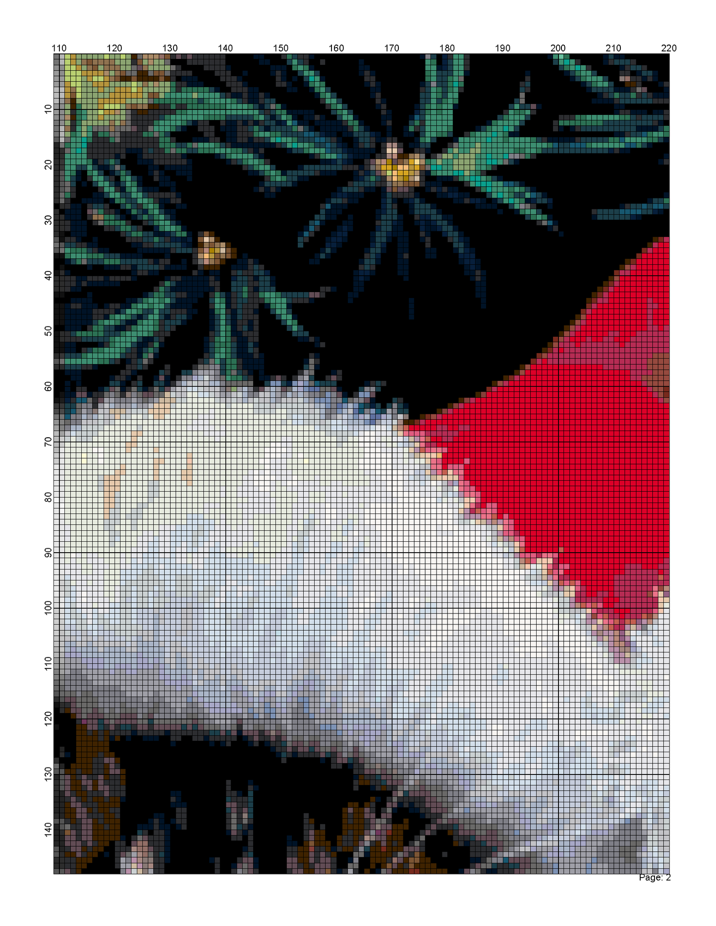 Christmas Cute Cats/ Cross Stitch Patterns PDF/Animals 115