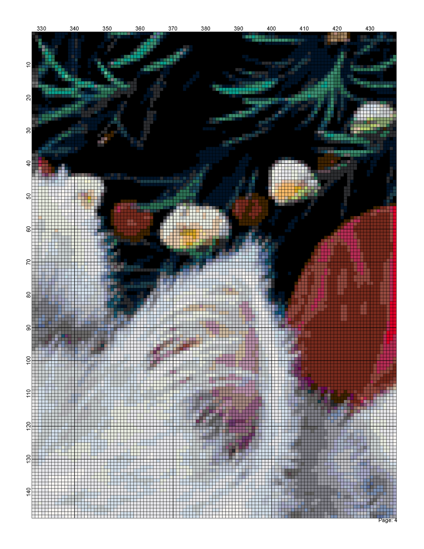 Christmas Cute Cats/ Cross Stitch Patterns PDF/Animals 115