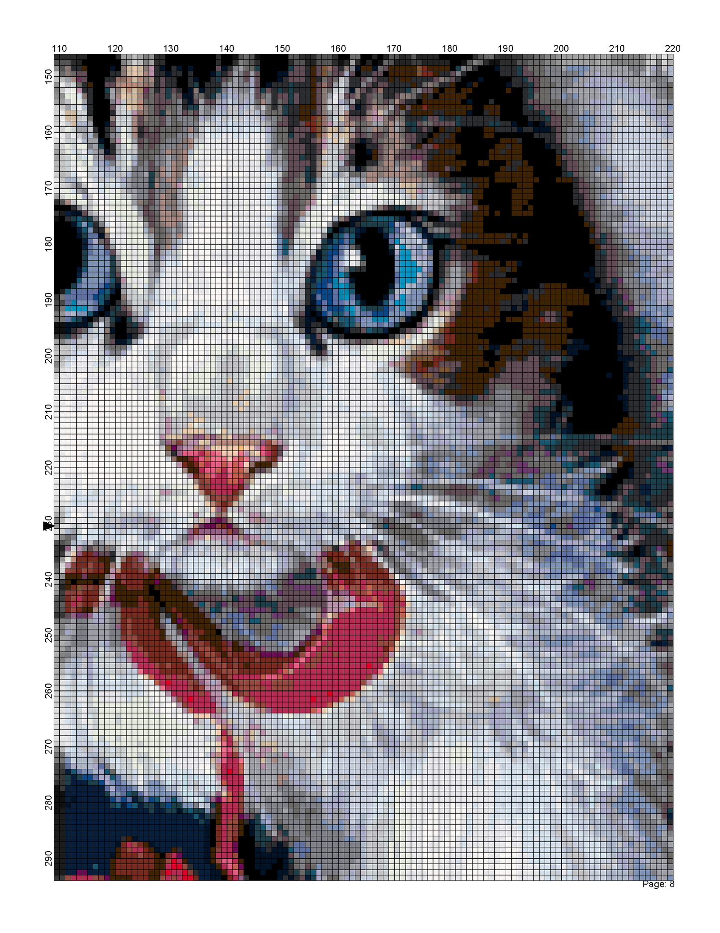 Christmas Cute Cats/ Cross Stitch Patterns PDF/Animals 115