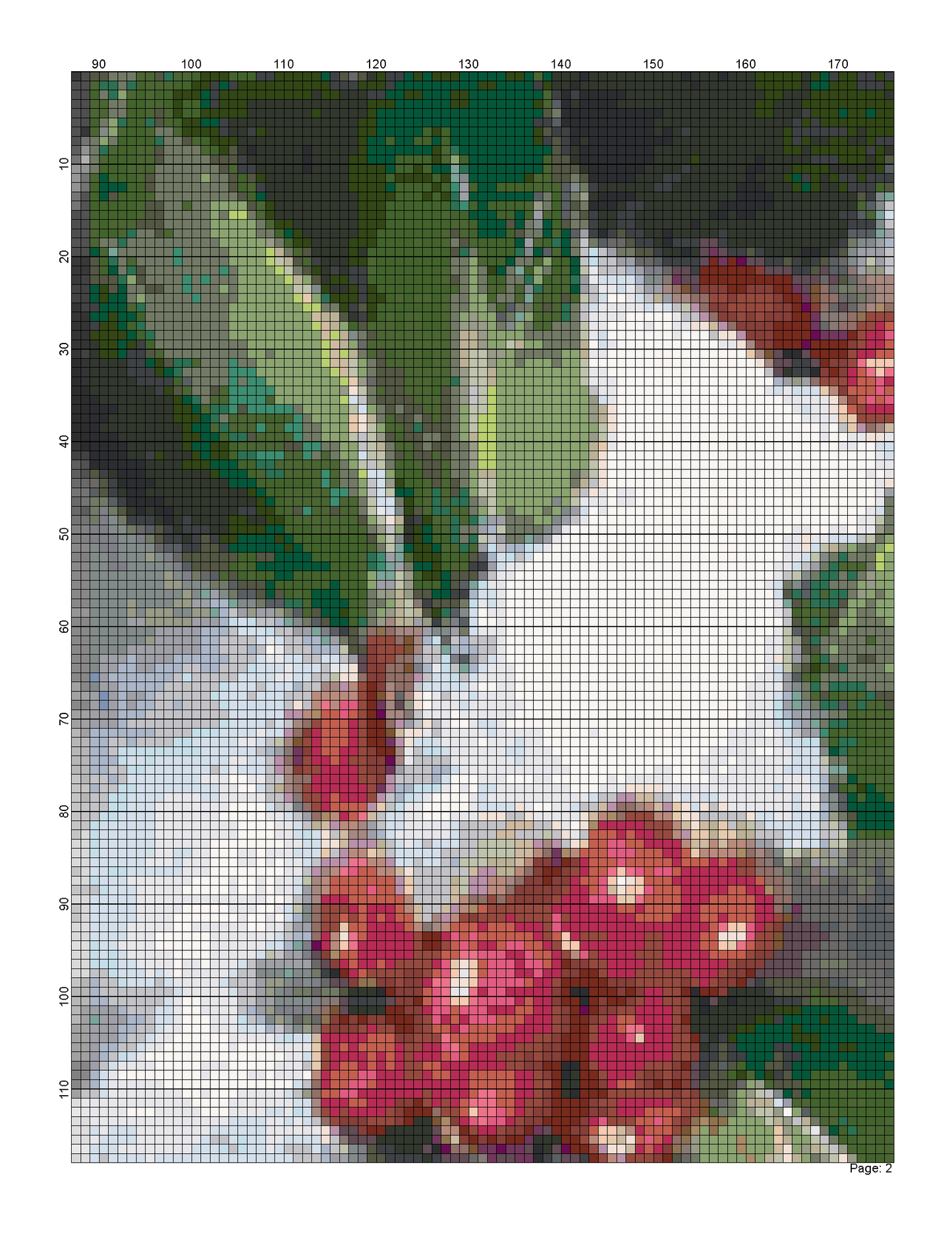 Christmas Dog/ Counted Cross stitch Patterns