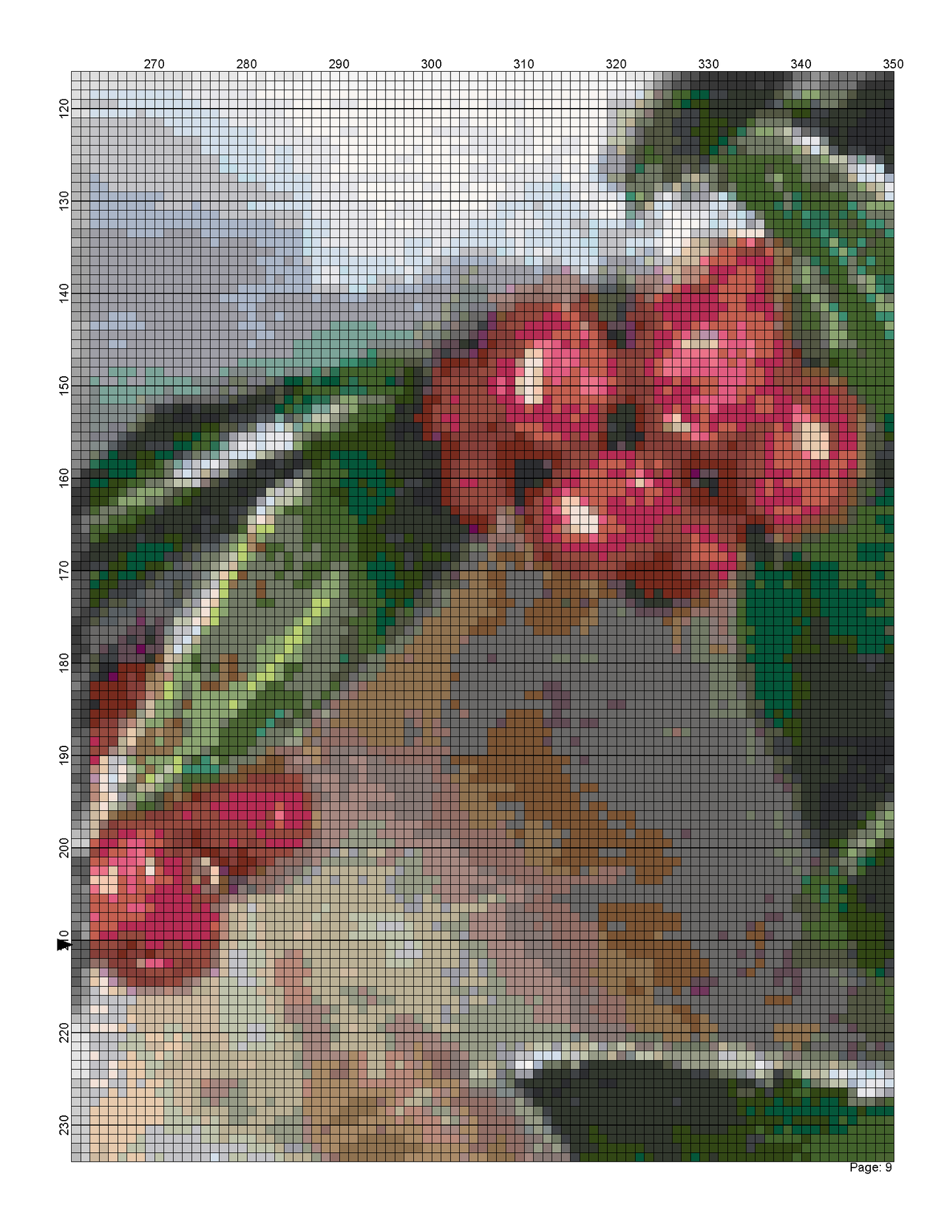 Christmas Dog/ Counted Cross stitch Patterns