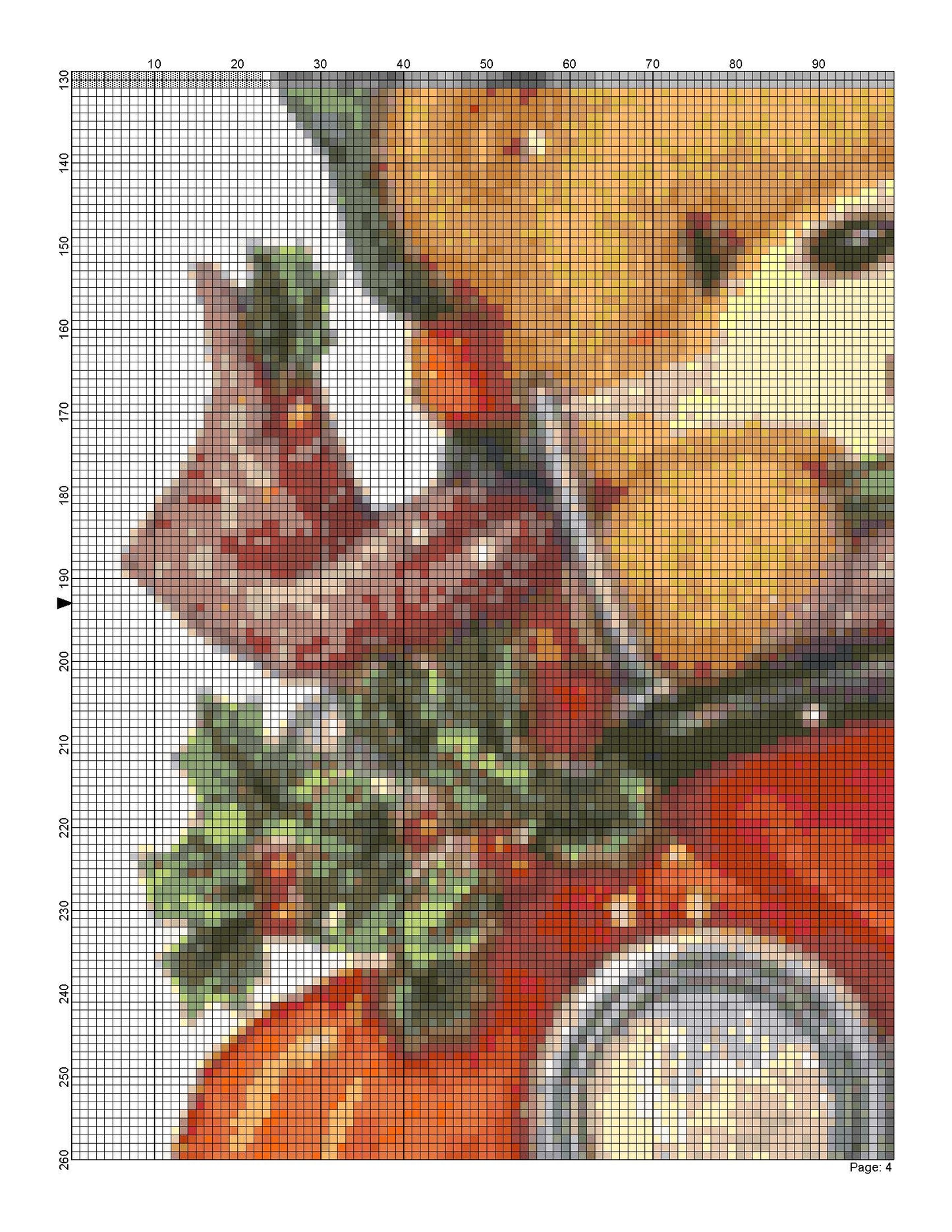 Counted Cross Stitch patterns/ Christmas Gifts and Teddies Car/ Christmas 8