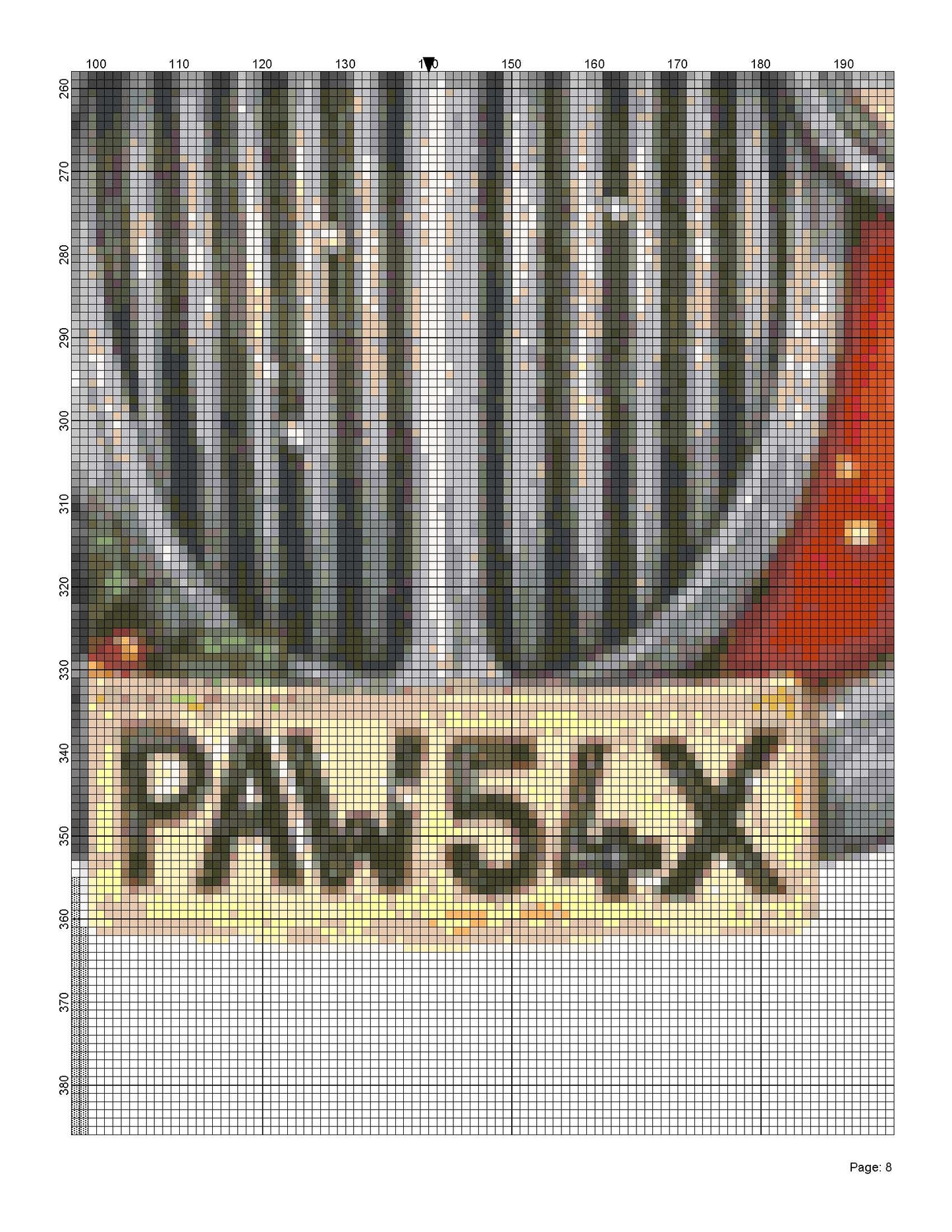 Counted Cross Stitch patterns/ Christmas Gifts and Teddies Car/ Christmas 8