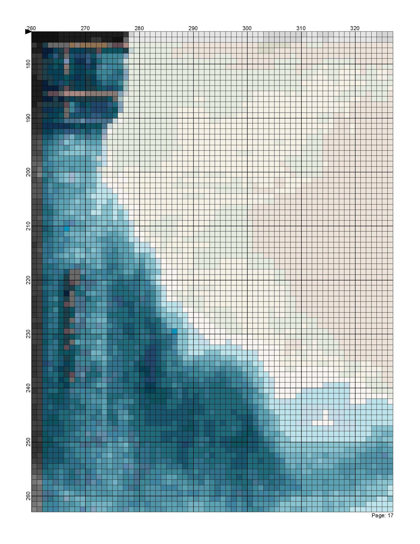 Counted Cross Stitch patterns/ Clouds full Coverage/ Dream Home 116