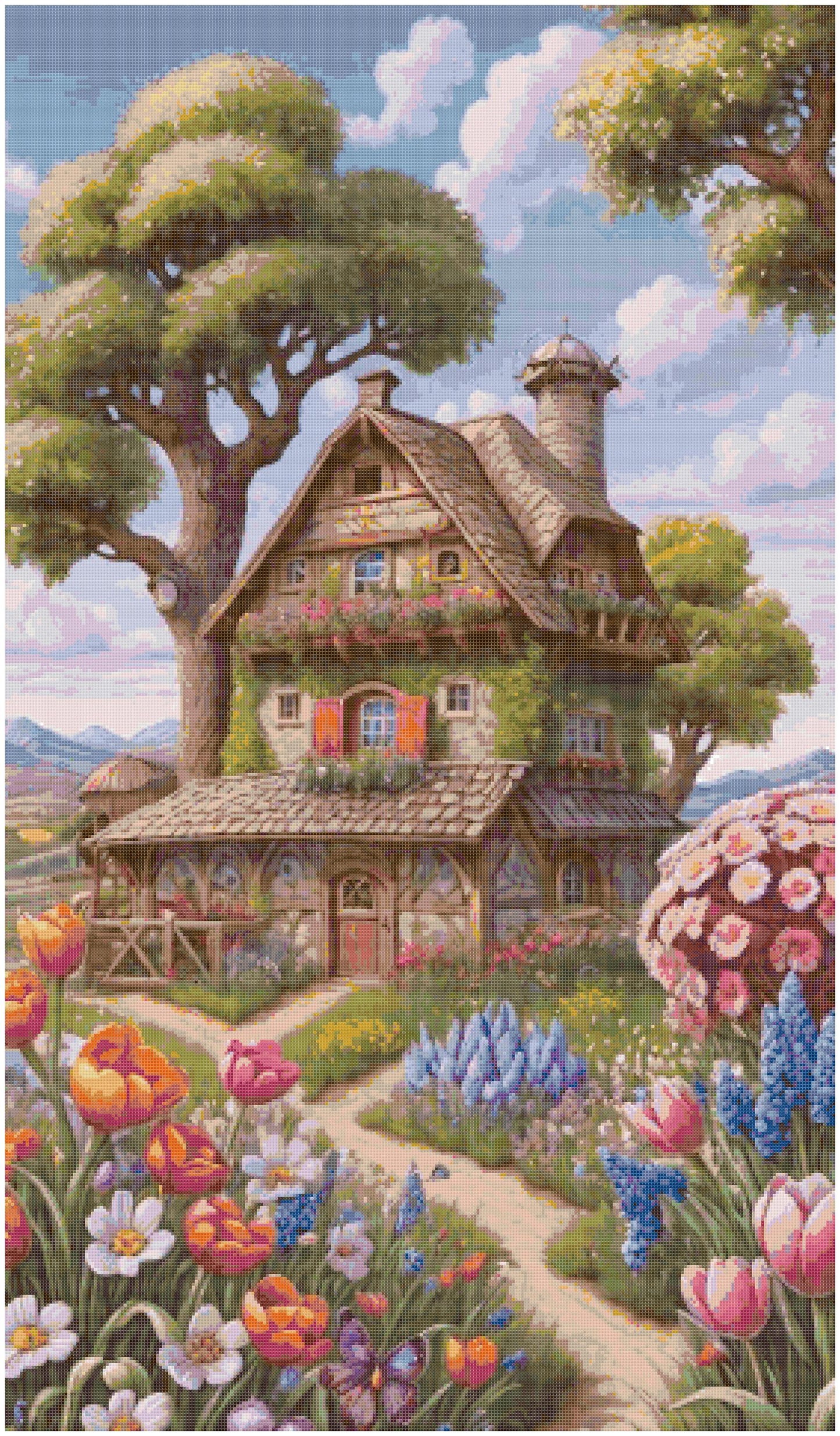 Counted Cross Stitch patterns/ Cozy Home/ Dream Home 127