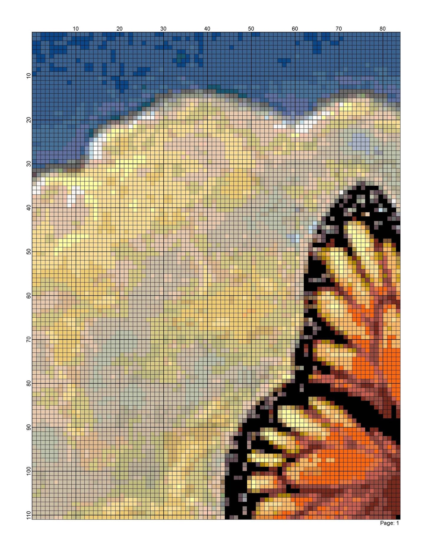 Counted Cross Stitch patterns/ Cups and Butterfly Dream Home 124