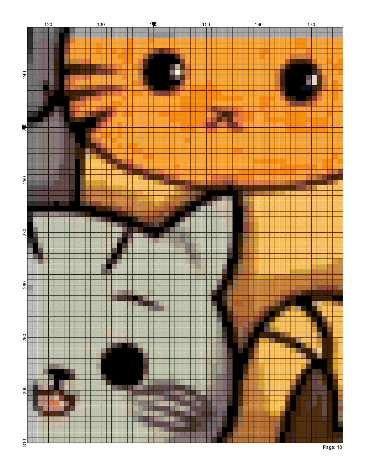 Cute Cats/ Cross Stitch patterns PDF/ Animals 155