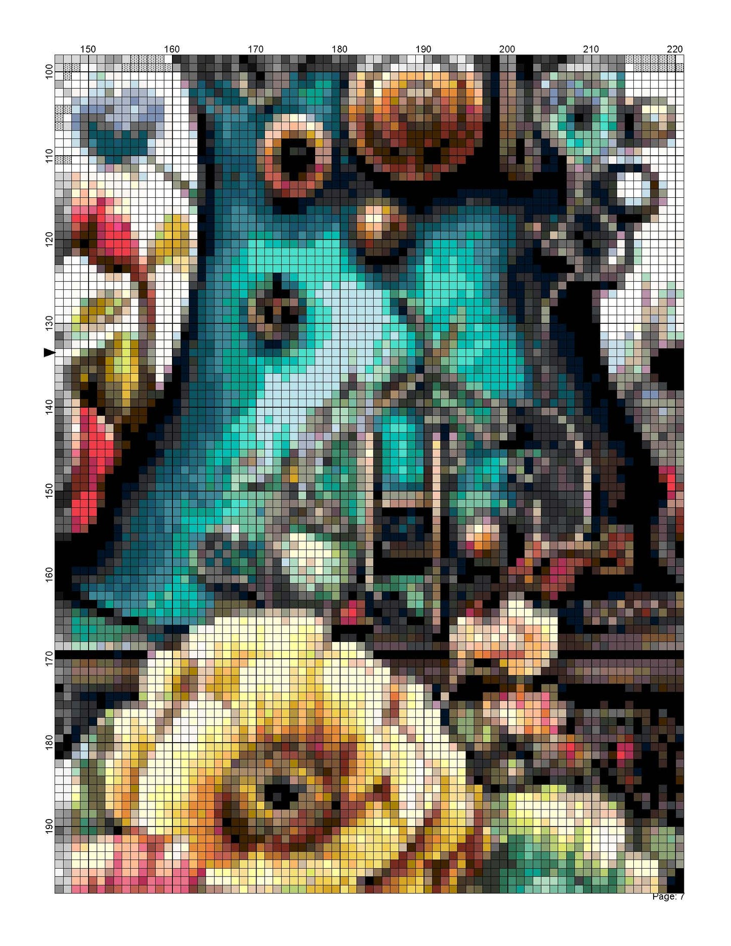 Counted Cross Stitch patterns/ Sewing Machine and Flowers/ Dream Home 106