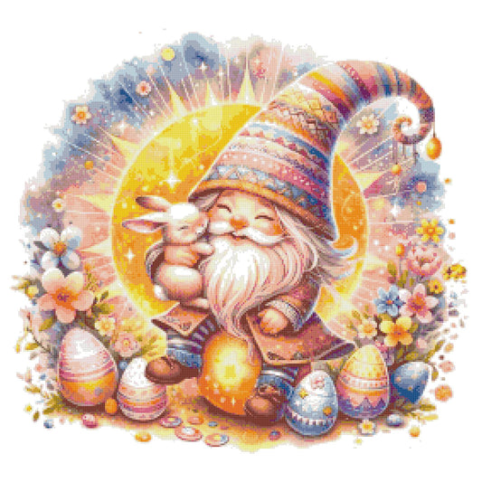 Counted Cross Stitch patterns/ Easter Gnome Easter 10