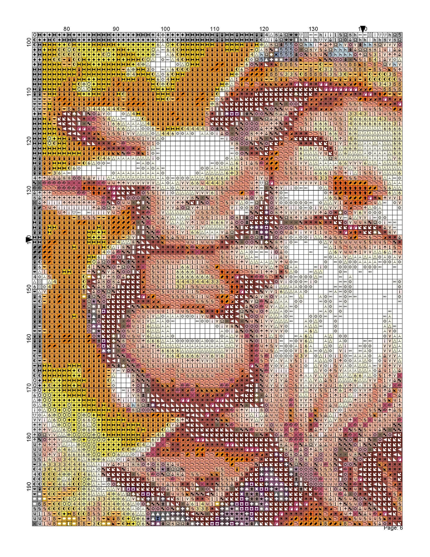 Counted Cross Stitch patterns/ Easter Gnome Easter 10