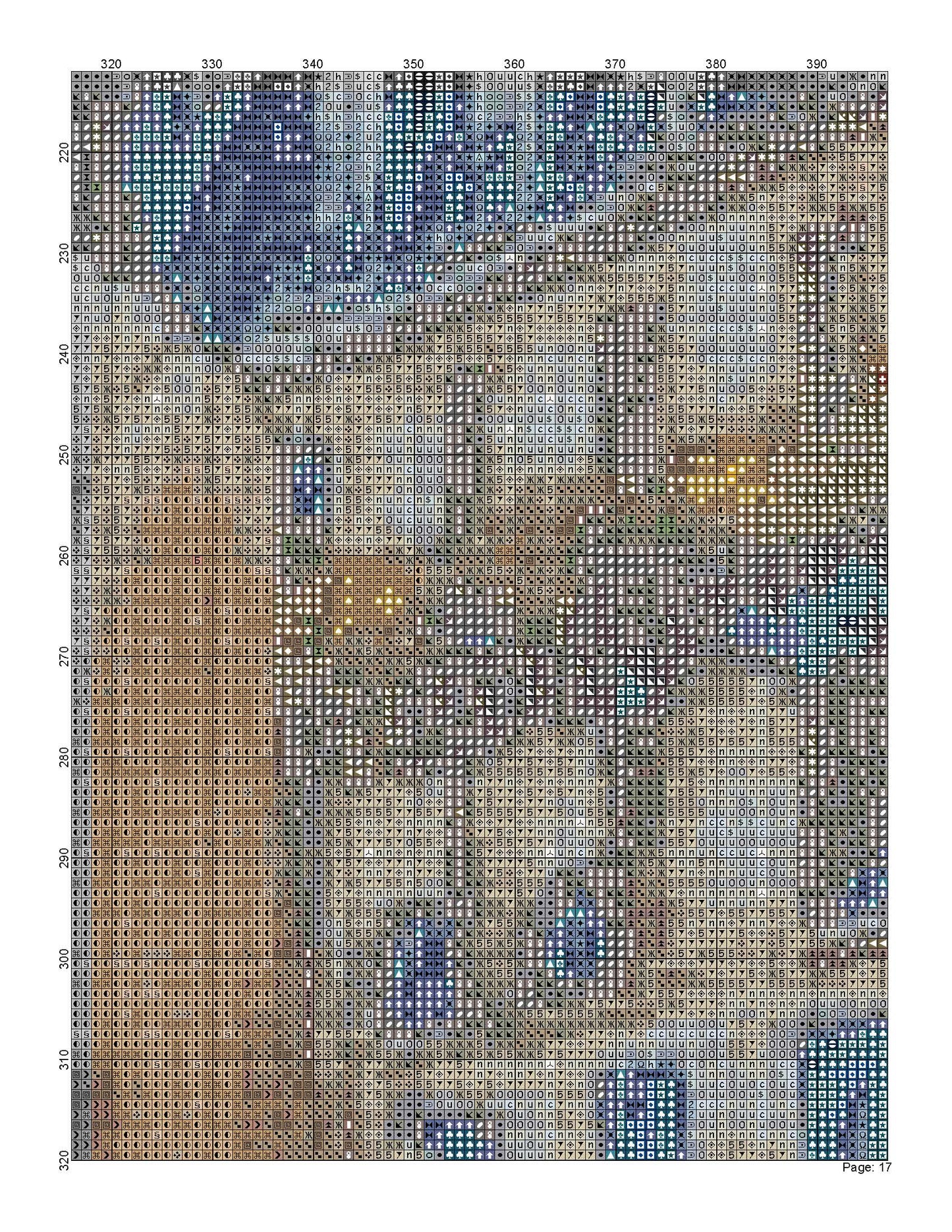 Counted Cross Stitch patterns/ Eiffel Tower and Beautiful Woman