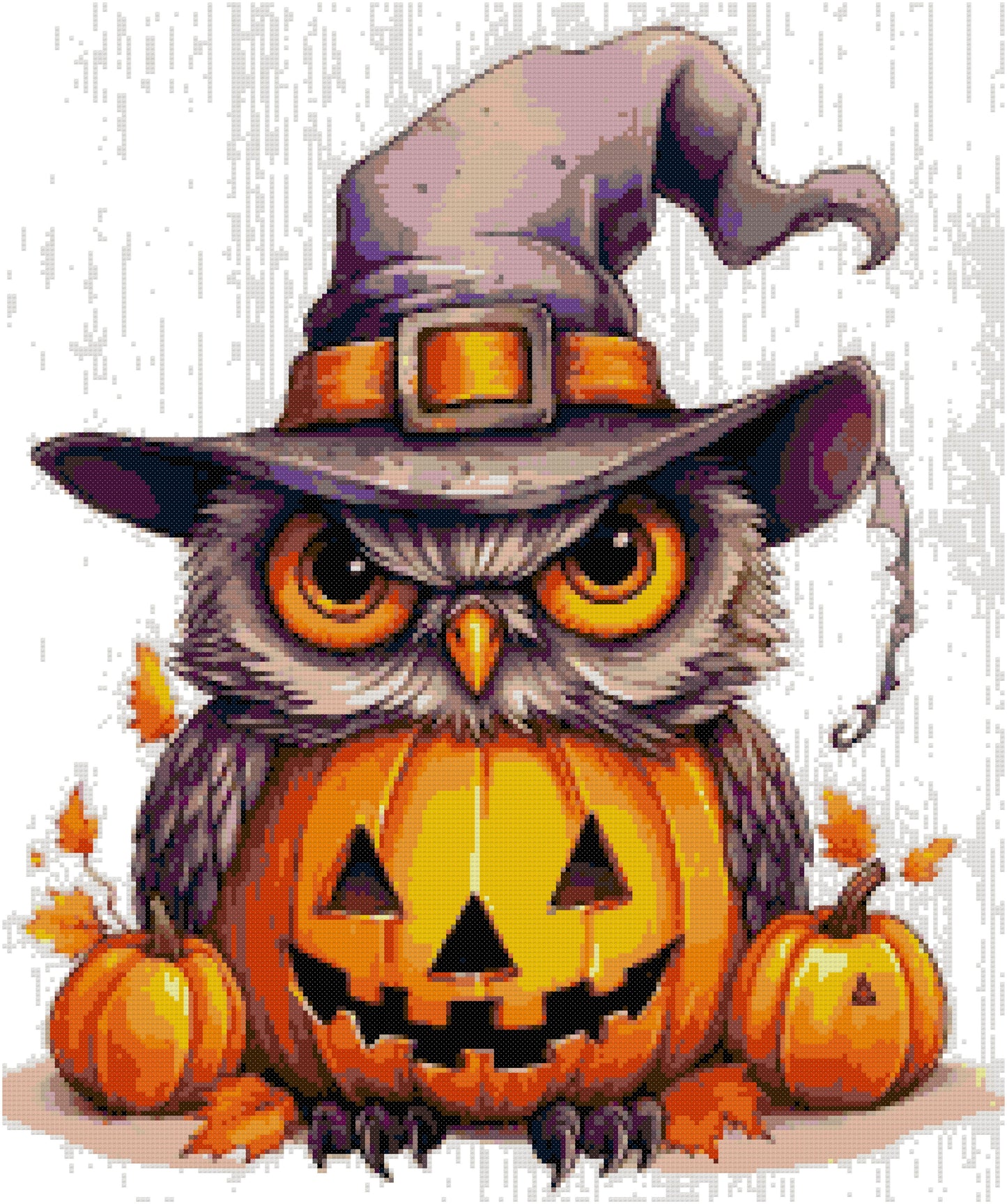 Halloween Owls/ Thanksgiving cross stitch patterns 4