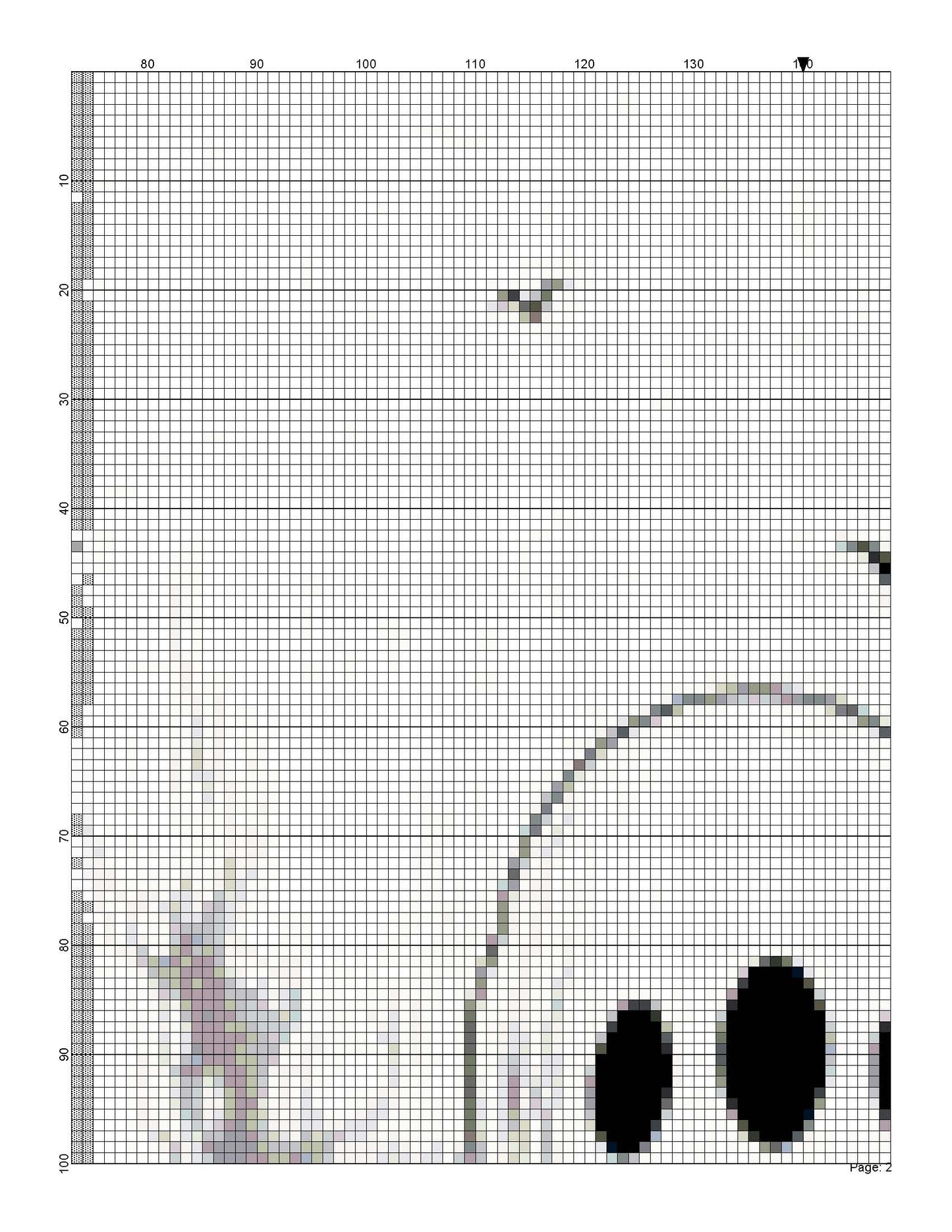 Counted Cross Stitch patterns/ Halloween Ghost 47