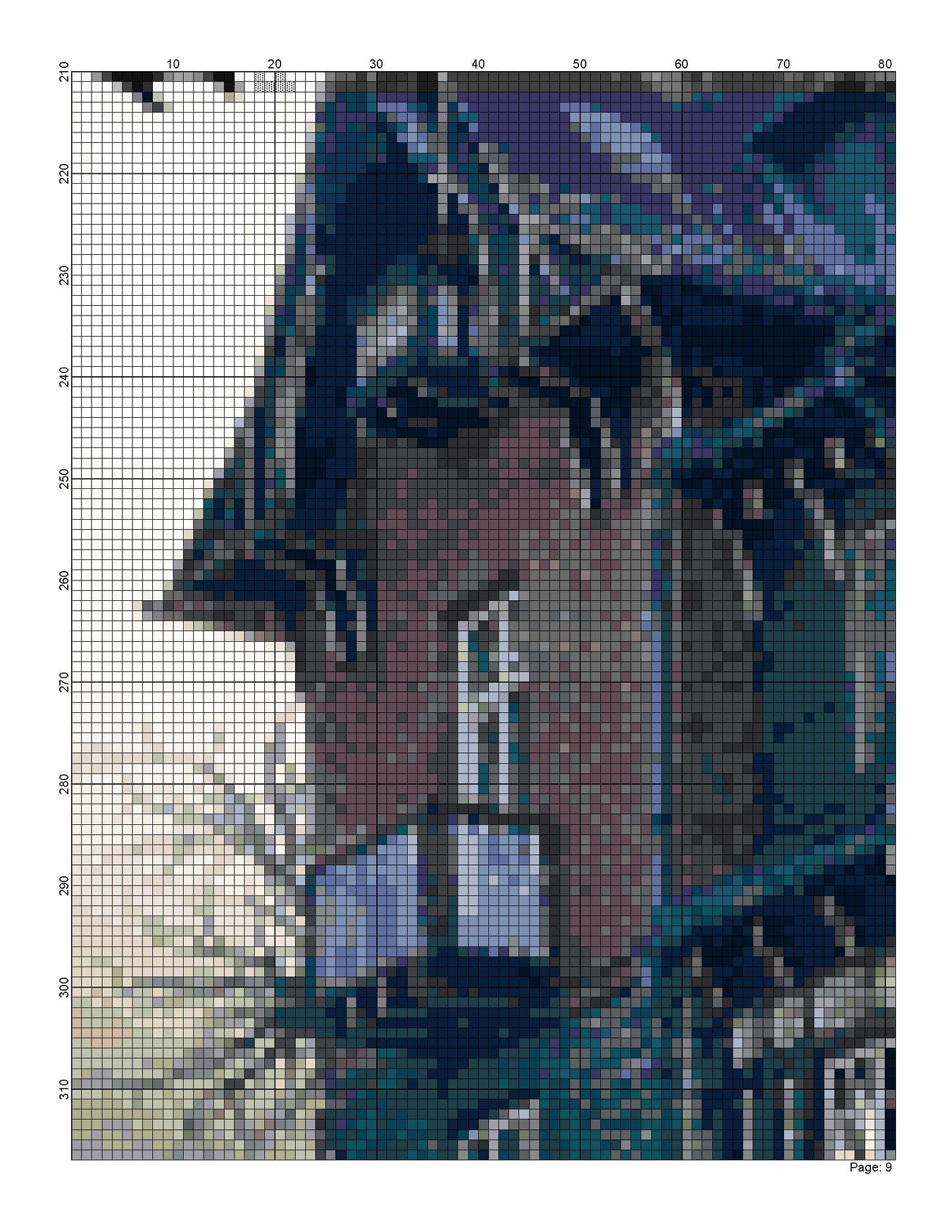 Counted Cross Stitch patterns/ Halloween Haunted House/ Halloween 51