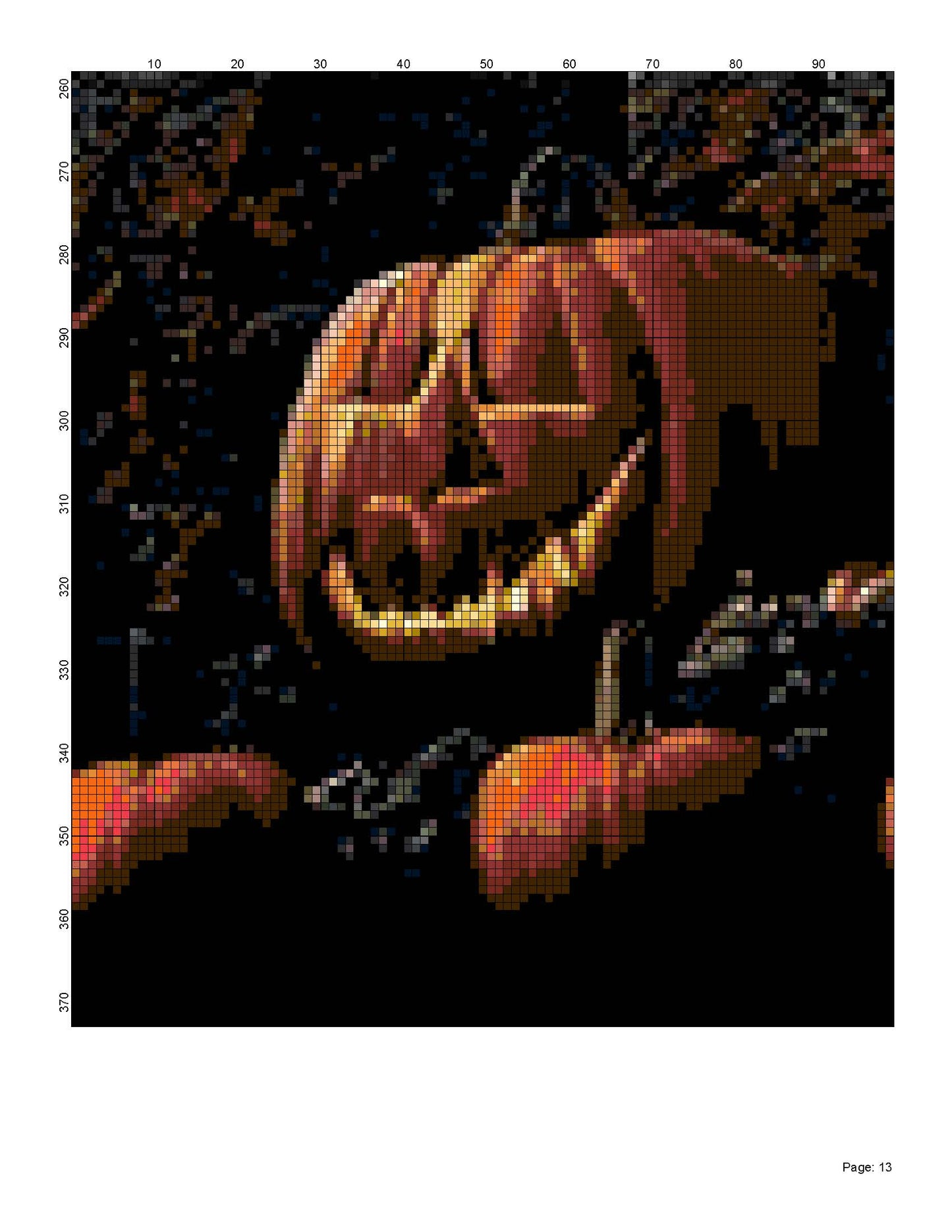 Counted Cross Stitch patterns/ Halloween Haunted House/ Halloween 41