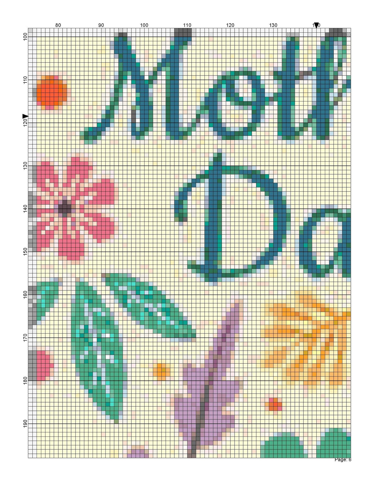 Counted Cross Stitch patterns/ Happy Mother's Day/ Mother's Day 5