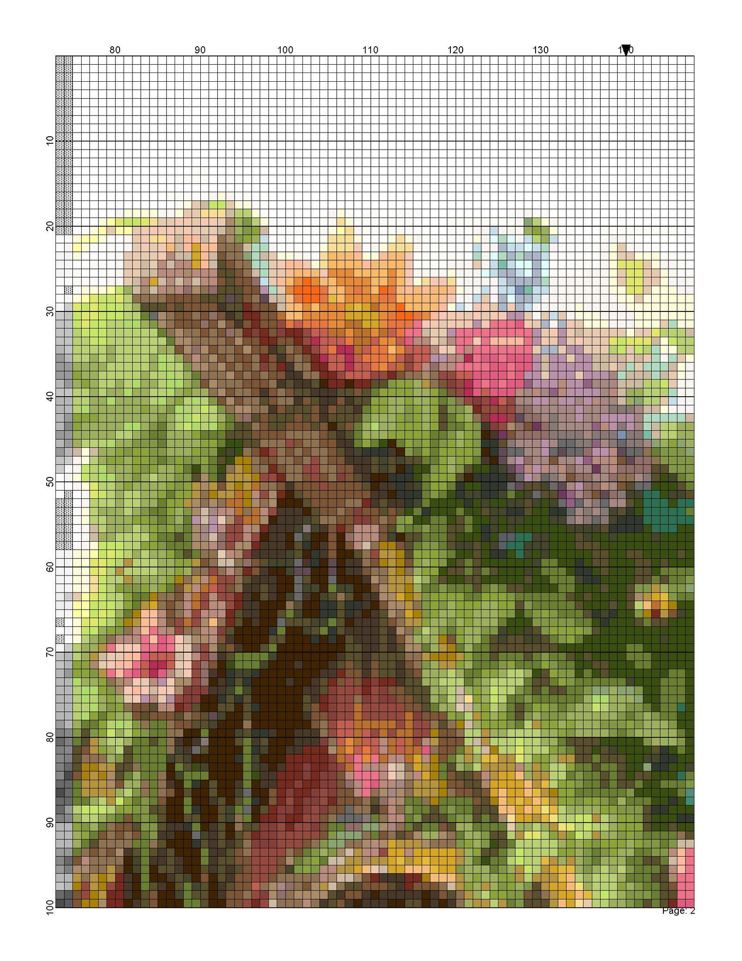 Counted Cross Stitch patterns/ House for Fairies/ Dream Home 129