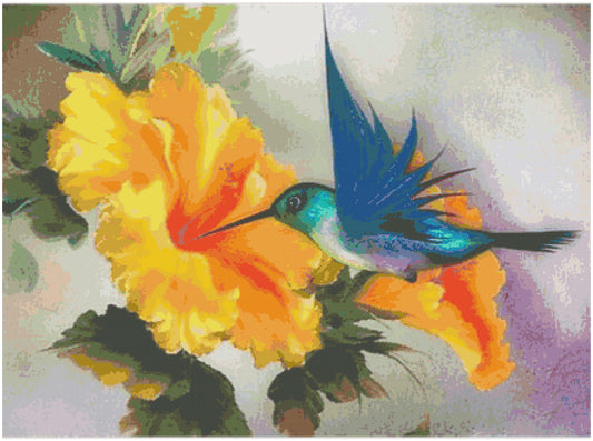 Hummingbird/ Cross Stitch patterns PDF/ Animals 148