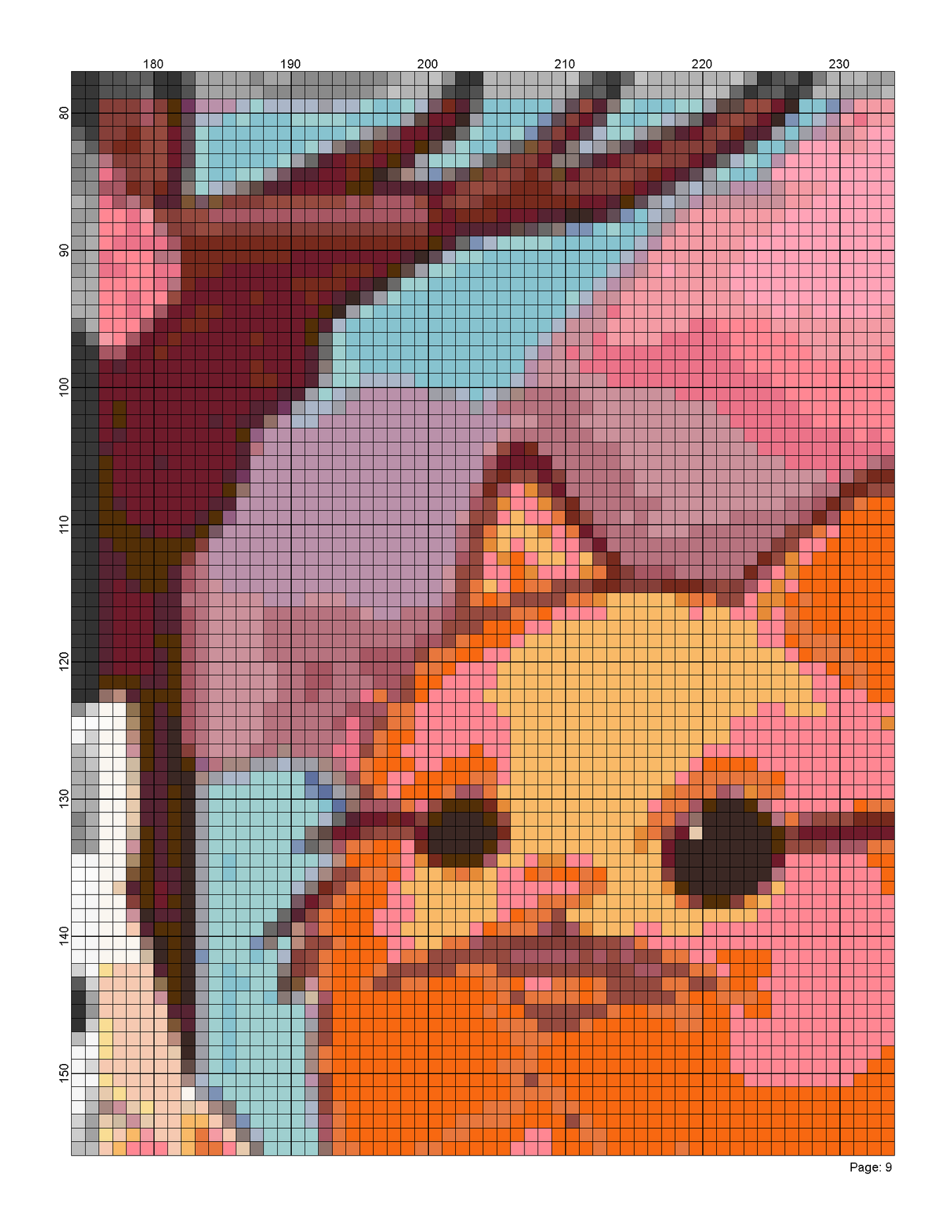 Kawaii Cute Cats/ Cross Stitch patterns PDF/ Animals 154