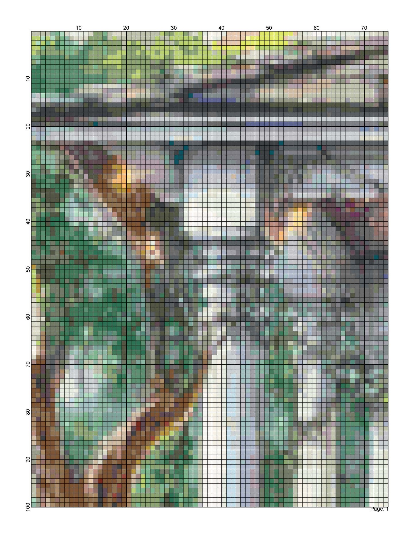 Log in Porch/ Cross Stitch Patterns/ Sweet Home 132