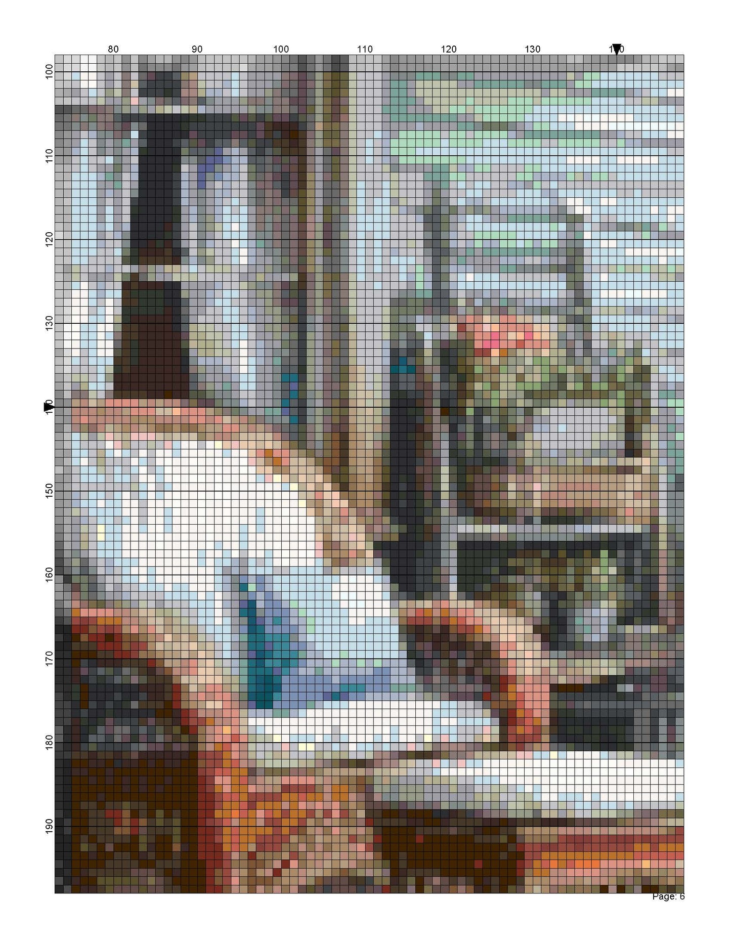 Log in Porch/ Cross Stitch Patterns/ Sweet Home 133