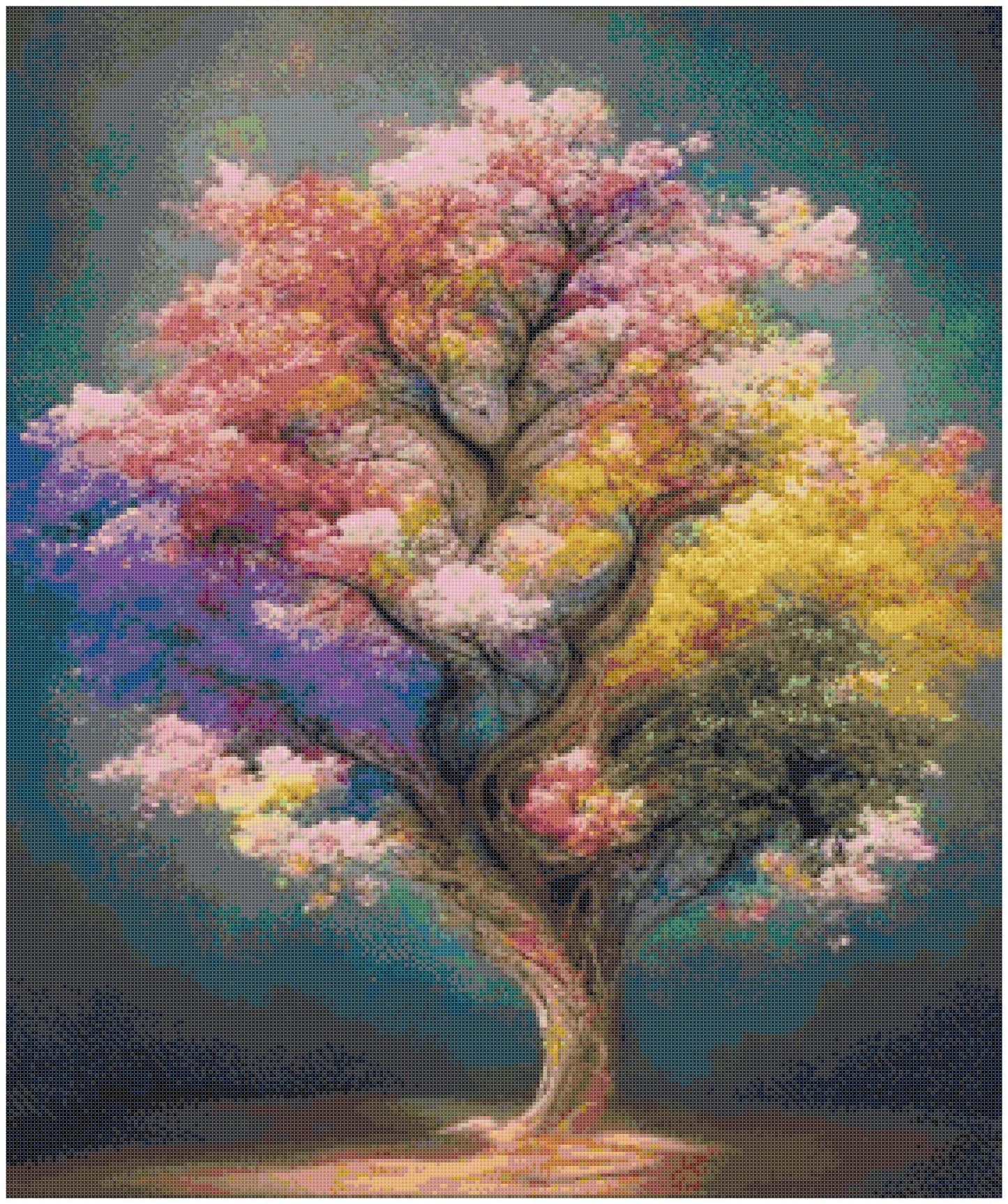 Magic tree/ Cross Stitch Patterns/ Nature 146