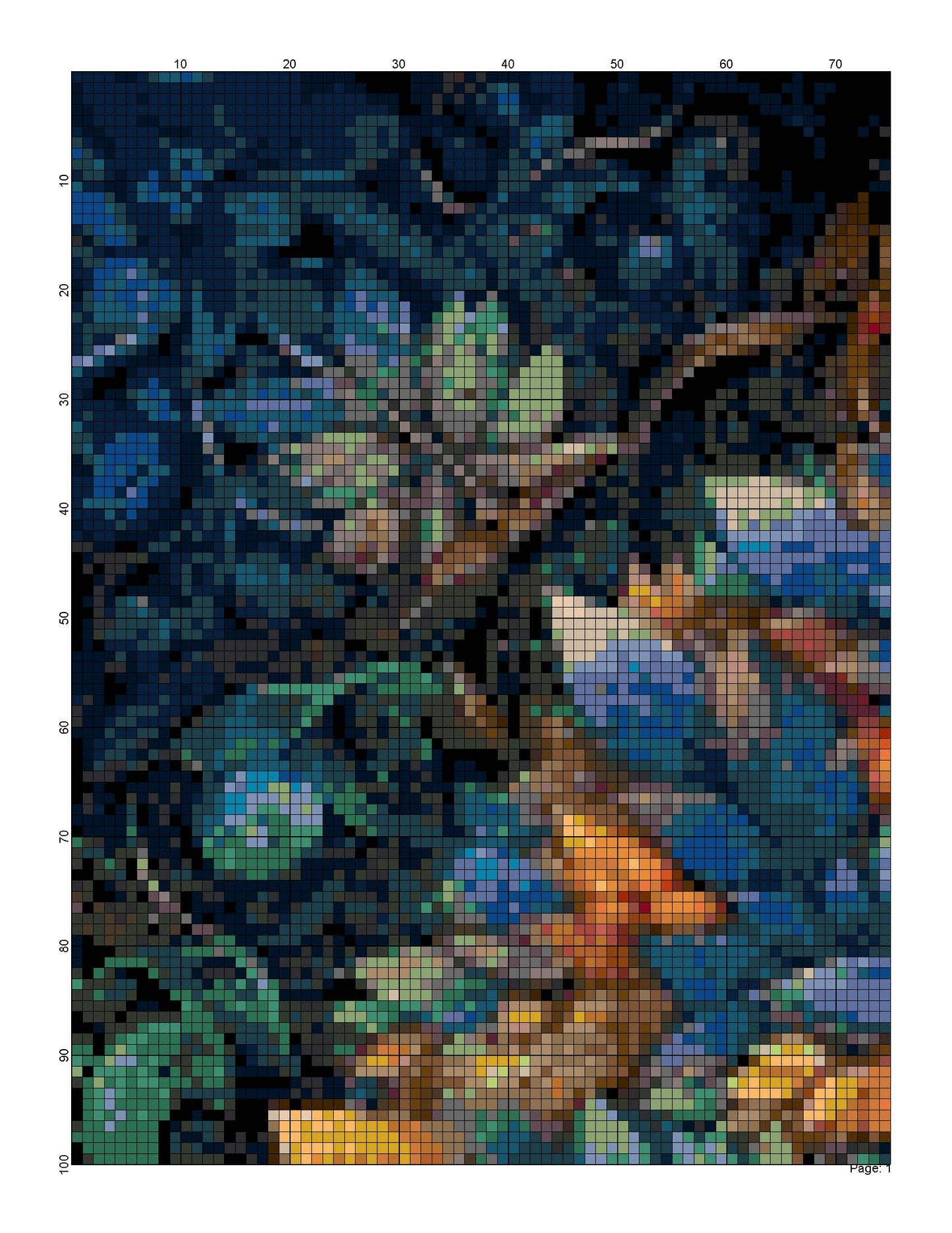 Magic tree/ Cross Stitch Patterns/ Nature 147