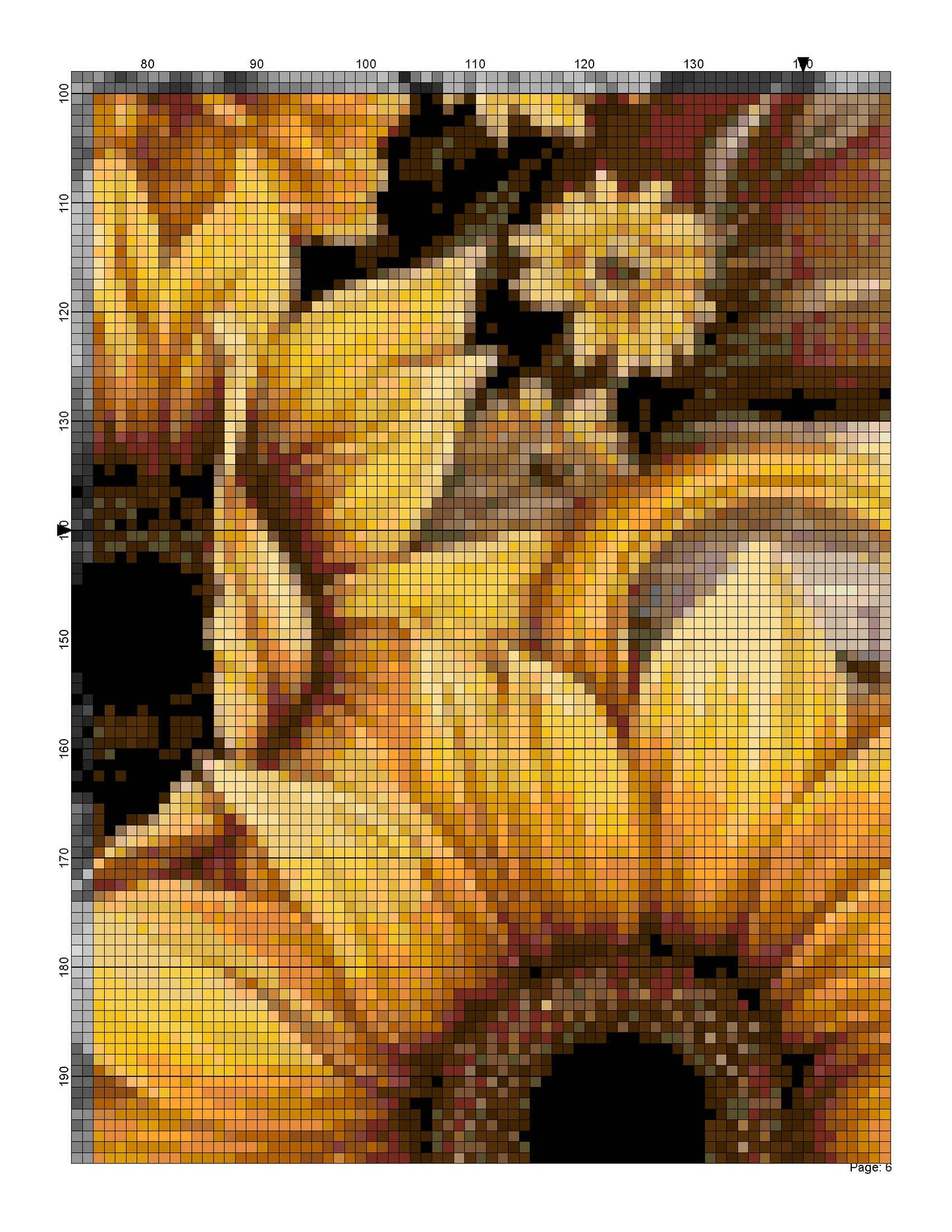 Counted Cross Stitch patterns/ Magic of Sunflowers/ Flowers 172