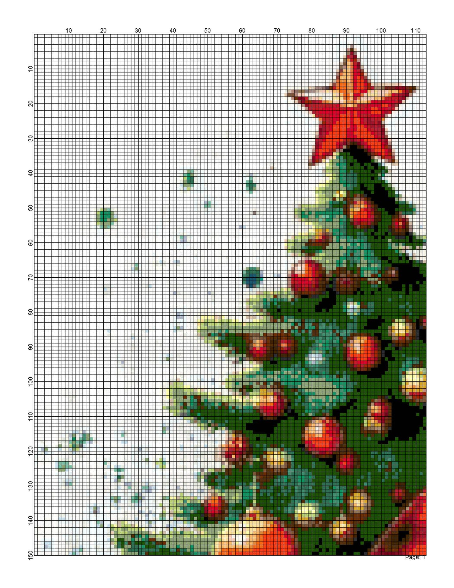 Counted Cross Stitch patterns/ Merry Christmas Gnomes/ Christmas 15