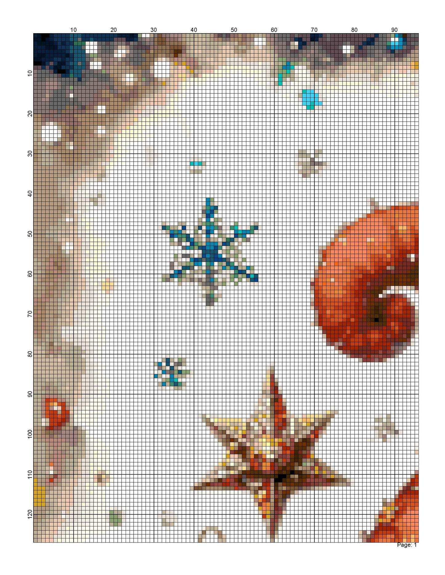 Counted Cross Stitch patterns/ Merry Christmas Gnomes/ Christmas 16