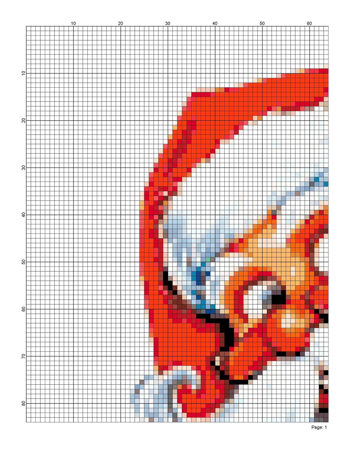 Counted Cross Stitch patterns/ Merry Christmas Santa/ Christmas 10