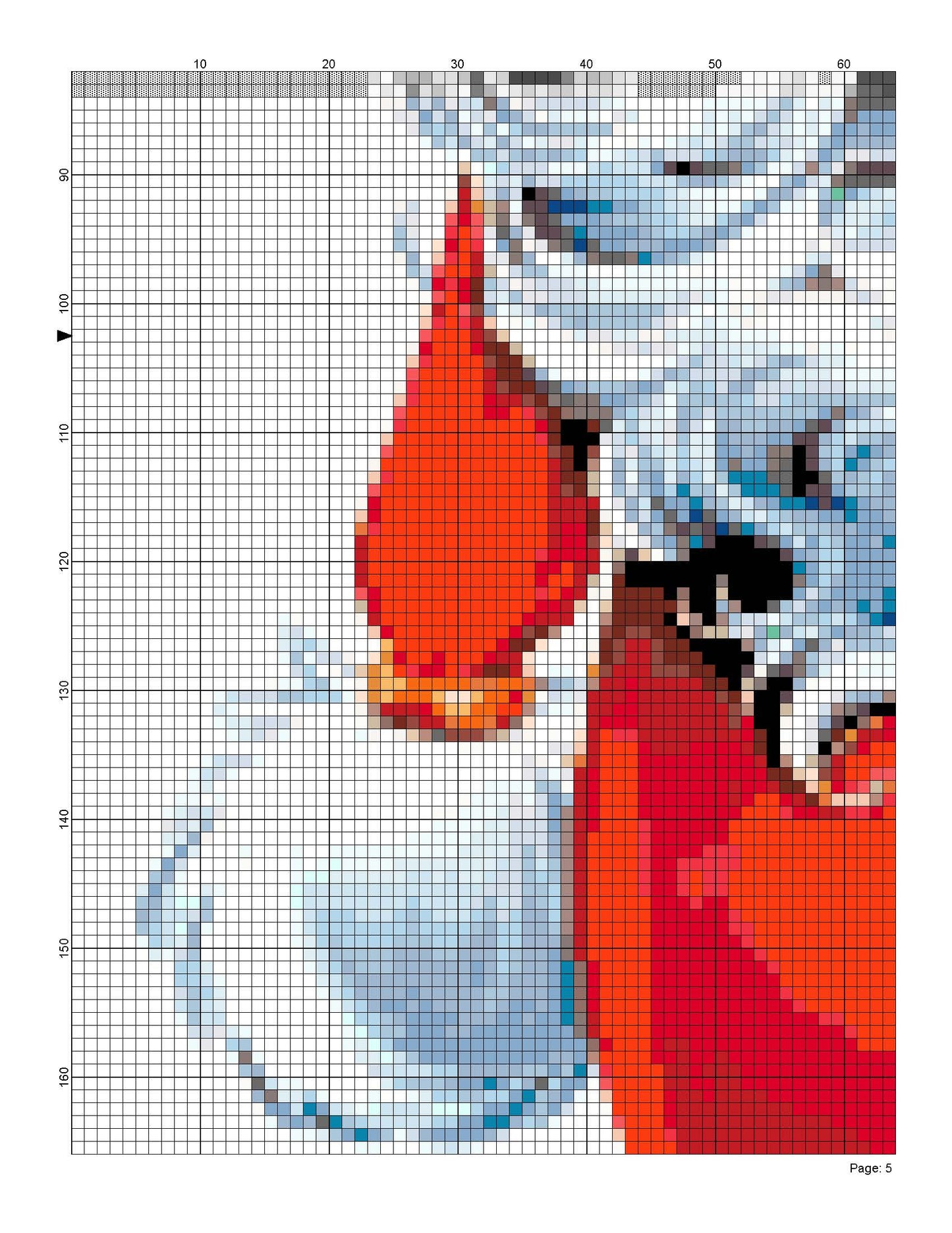 Counted Cross Stitch patterns/ Merry Christmas Santa/ Christmas 10