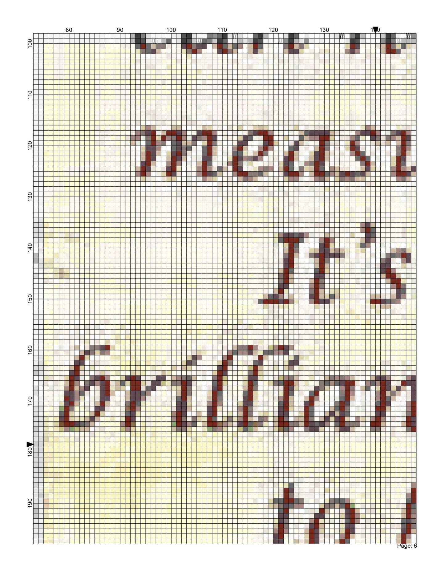 Counted Cross Stitch patterns/ Mother's Poem/ Mother's Day 2