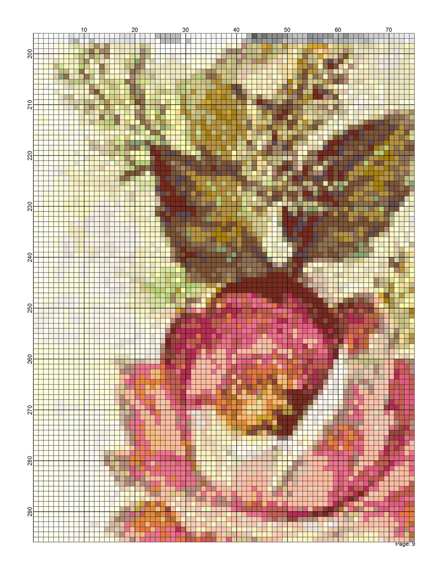 Counted Cross Stitch patterns/ Mother's Poem/ Mother's Day 2