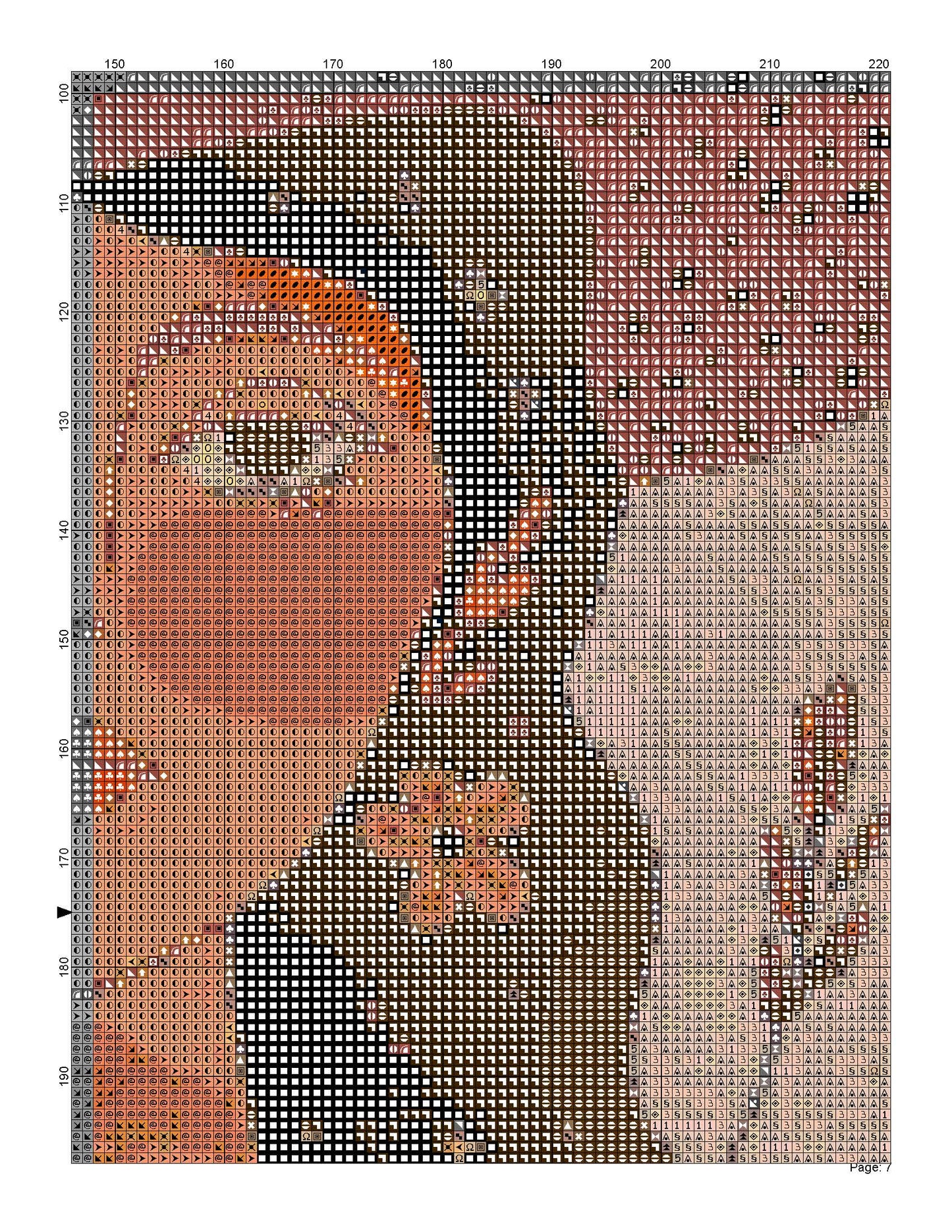 Nordic Woman/ Cross Stitch Patterns/ Folk Art 1