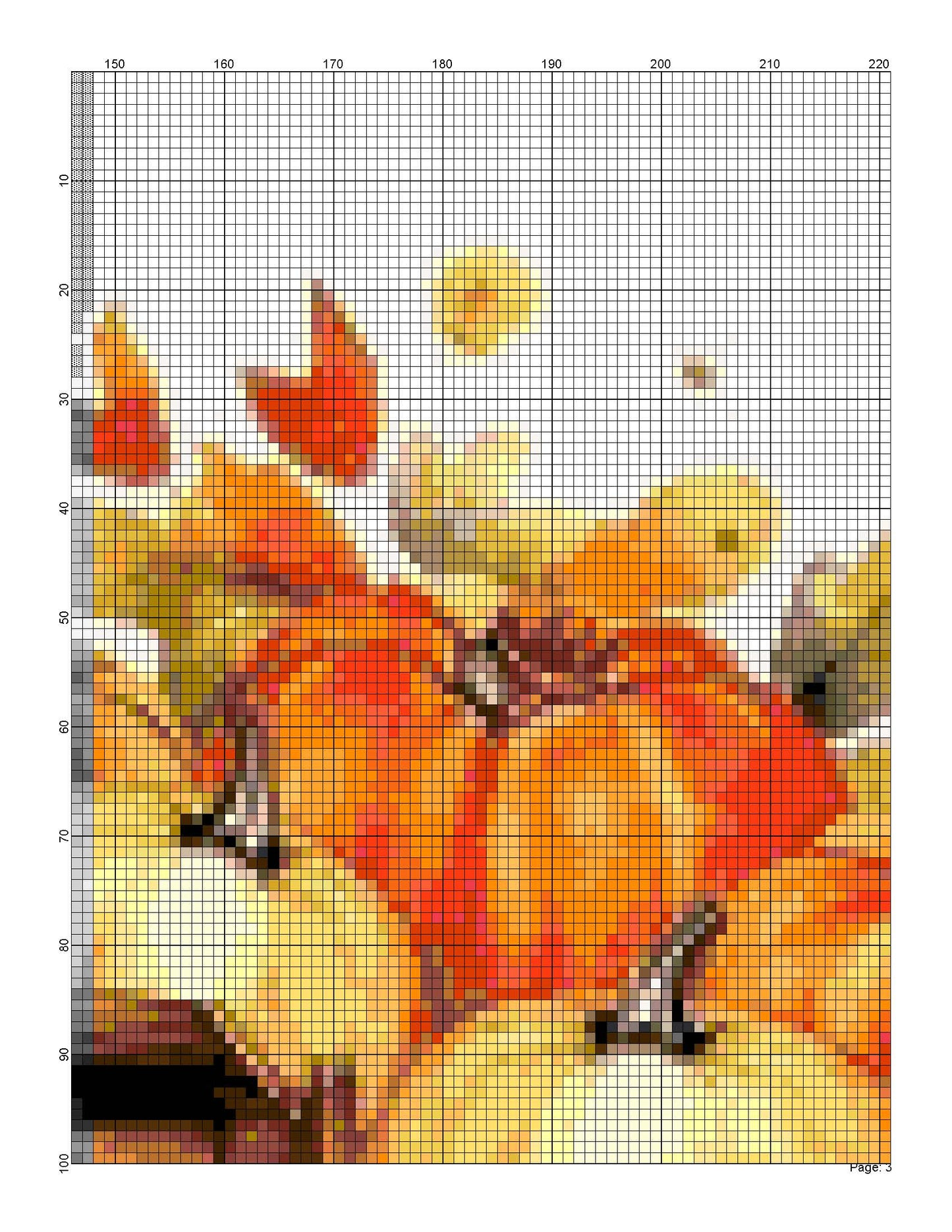 Counted Cross Stitch patterns/ Pumpkins Truck/ Halloween 59