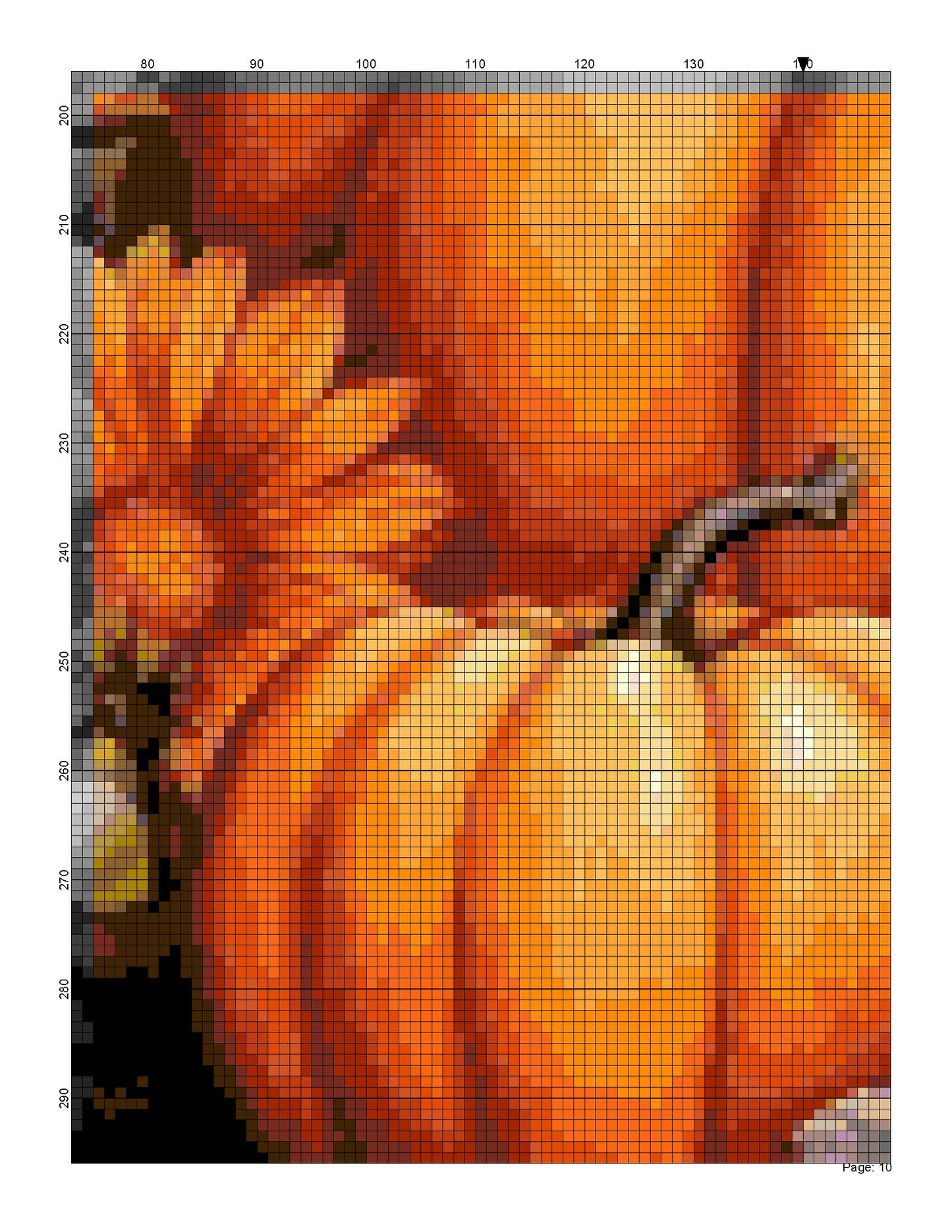 Counted Cross Stitch patterns/ Pumpkins and Sunflowers/ Halloween 60