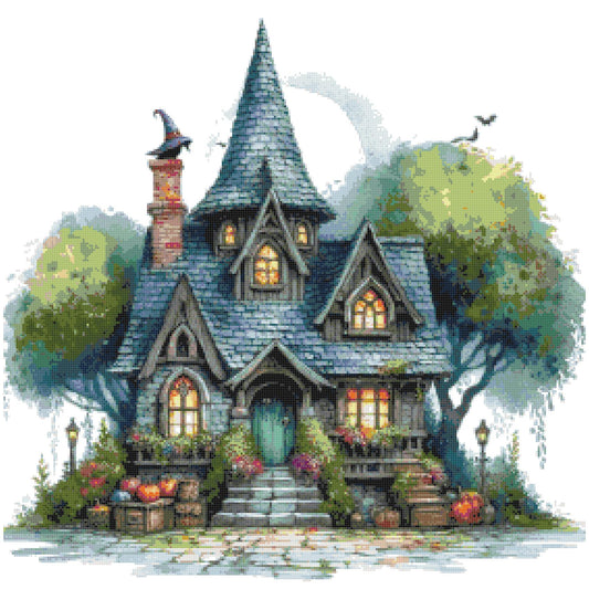 Counted Cross Stitch patterns/ Scary Home Dream Home 114