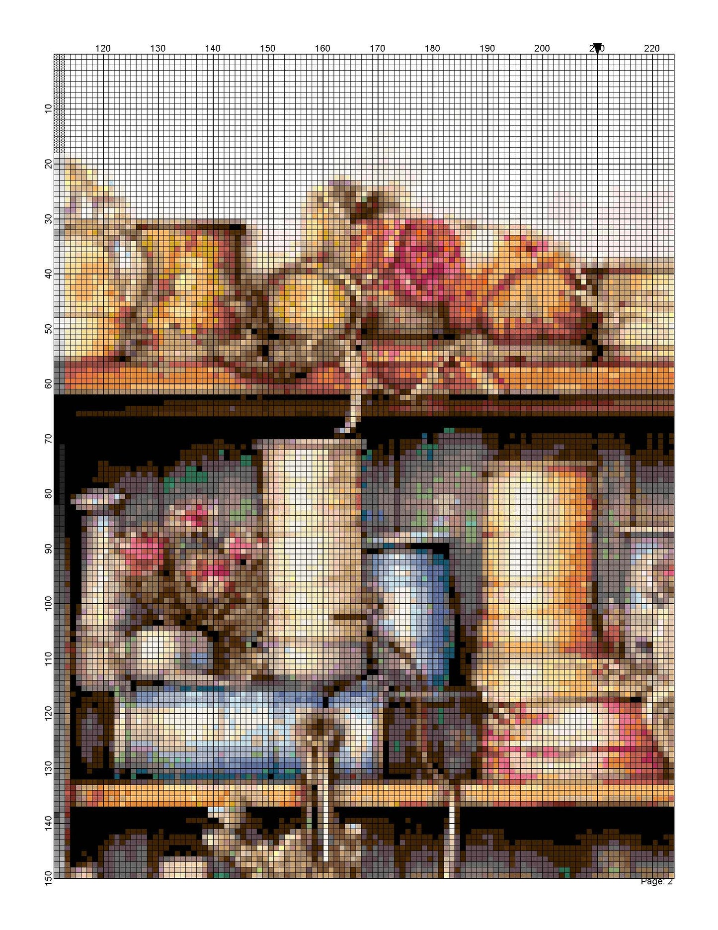 Counted Cross Stitch patterns/ Sewing Room Dream/ Home 102