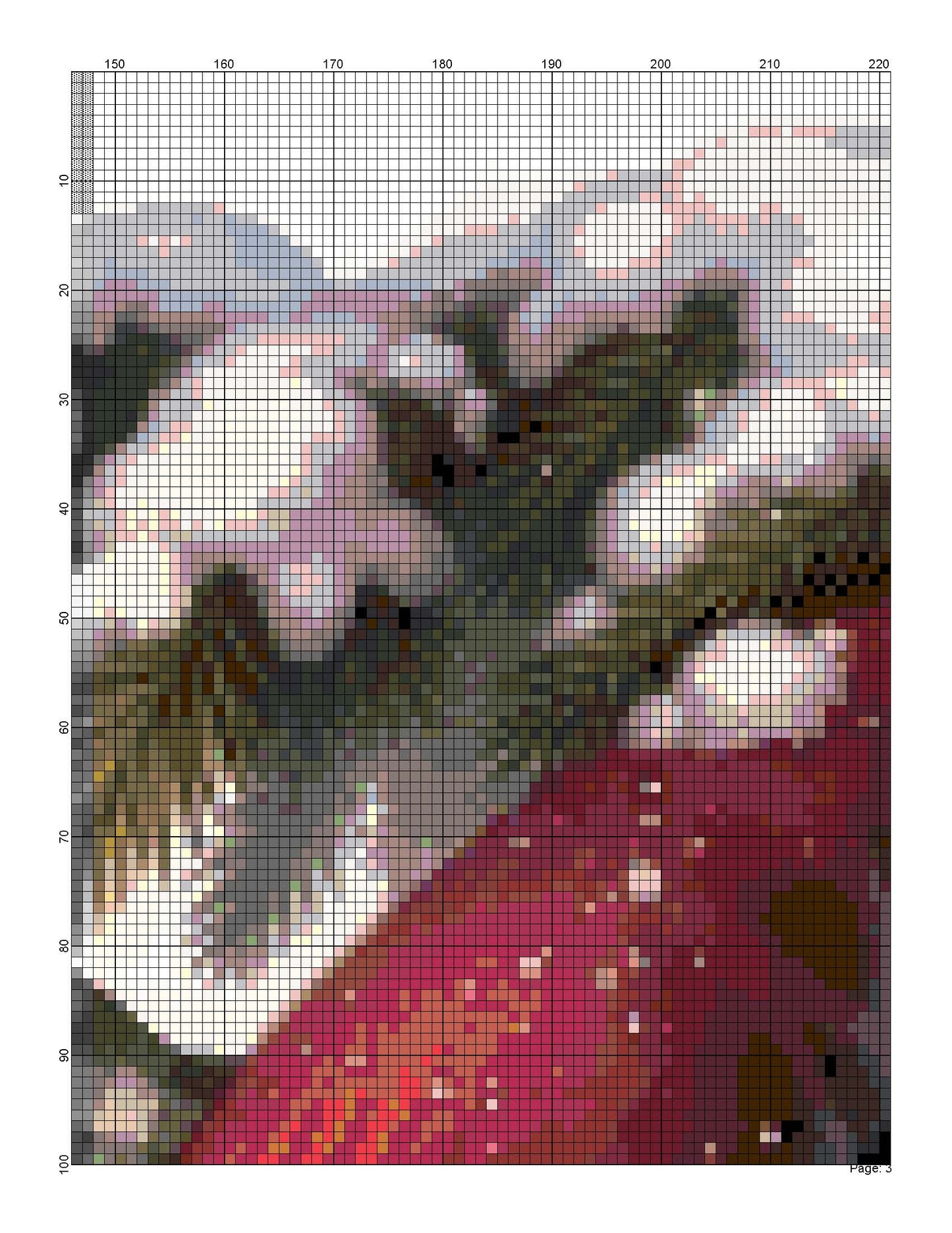 Counted Cross Stitch patterns/ Gnome in Chair Relaxing Swing/ Christmas 23