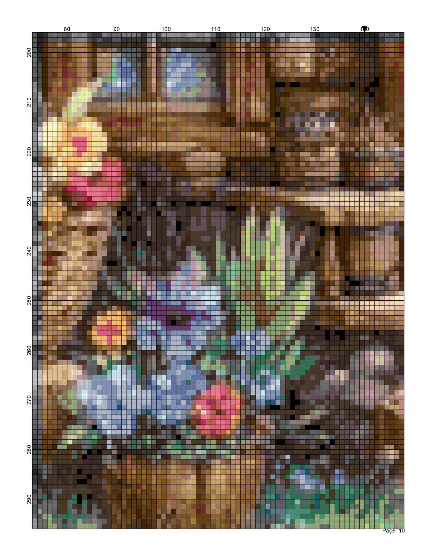 Counted Cross Stitch patterns/ Straw Cottage Dream Home 123