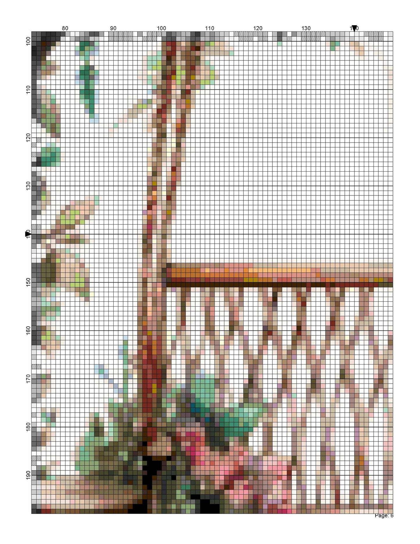 Swing among Flowers/ Cross Stitch Patterns/ Sweet Home 137