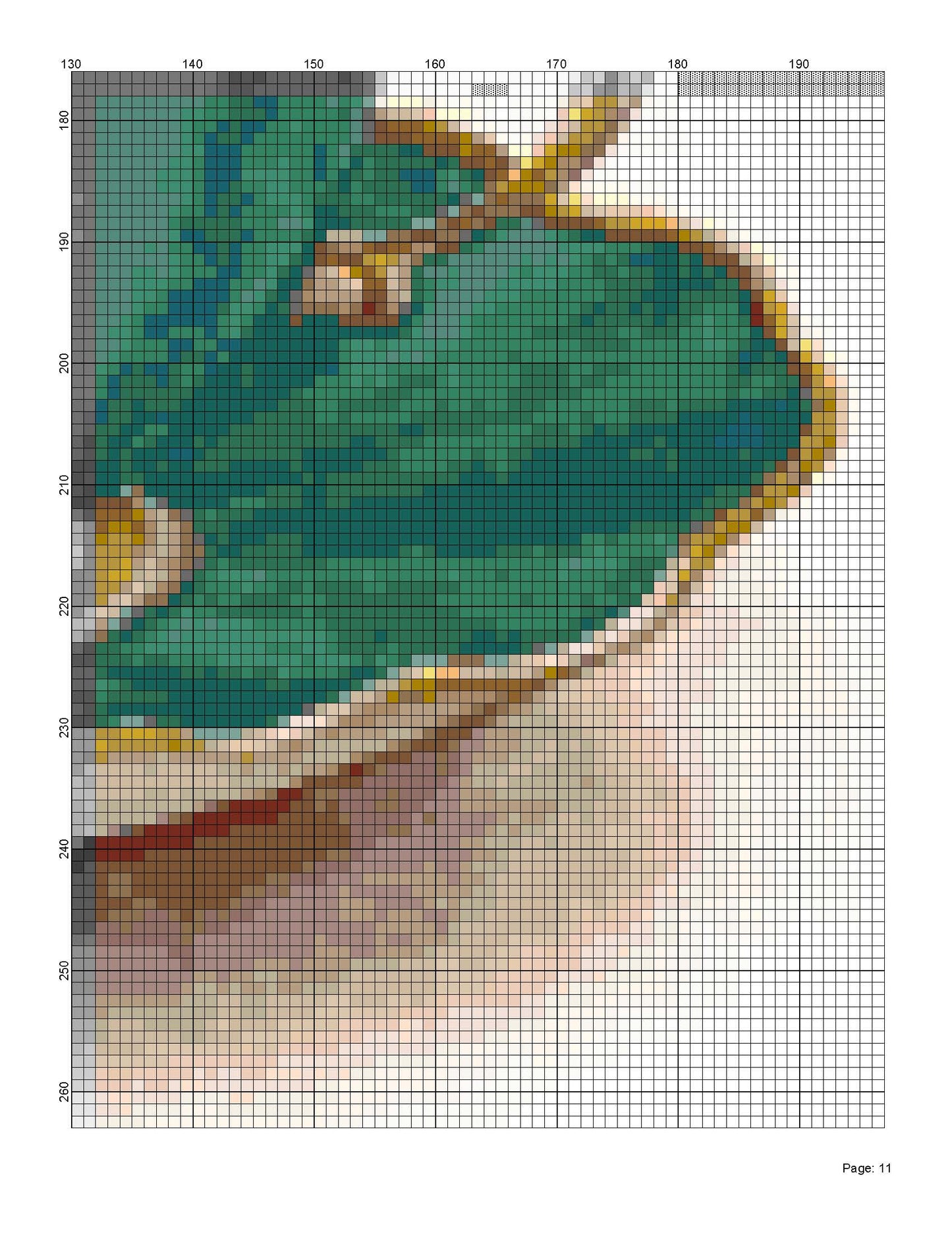 Counted Cross Stitch patterns/ Tea Cups/ Dream Home 115