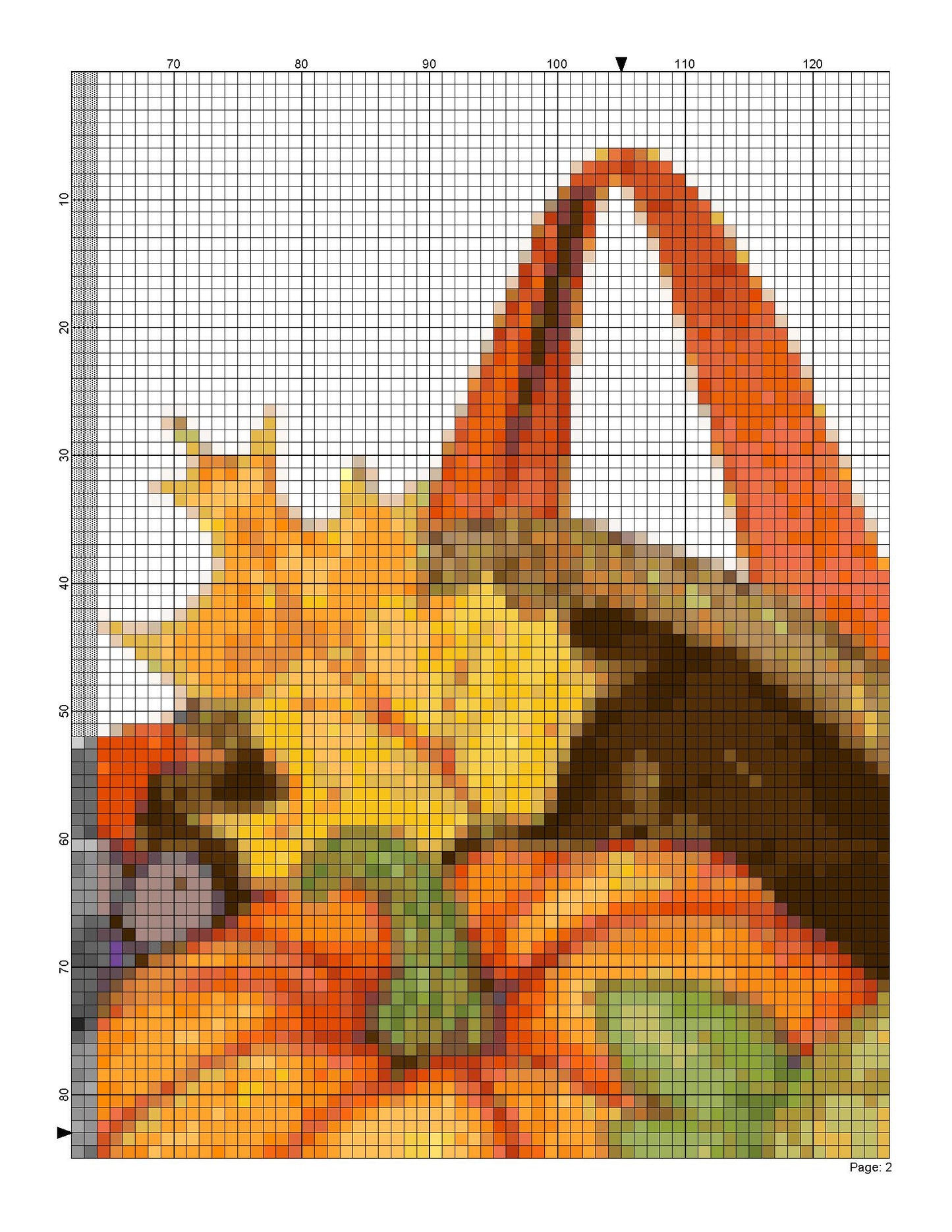 Thanksgiving cross stitch patterns/ Counted Cross stitch Patterns 1